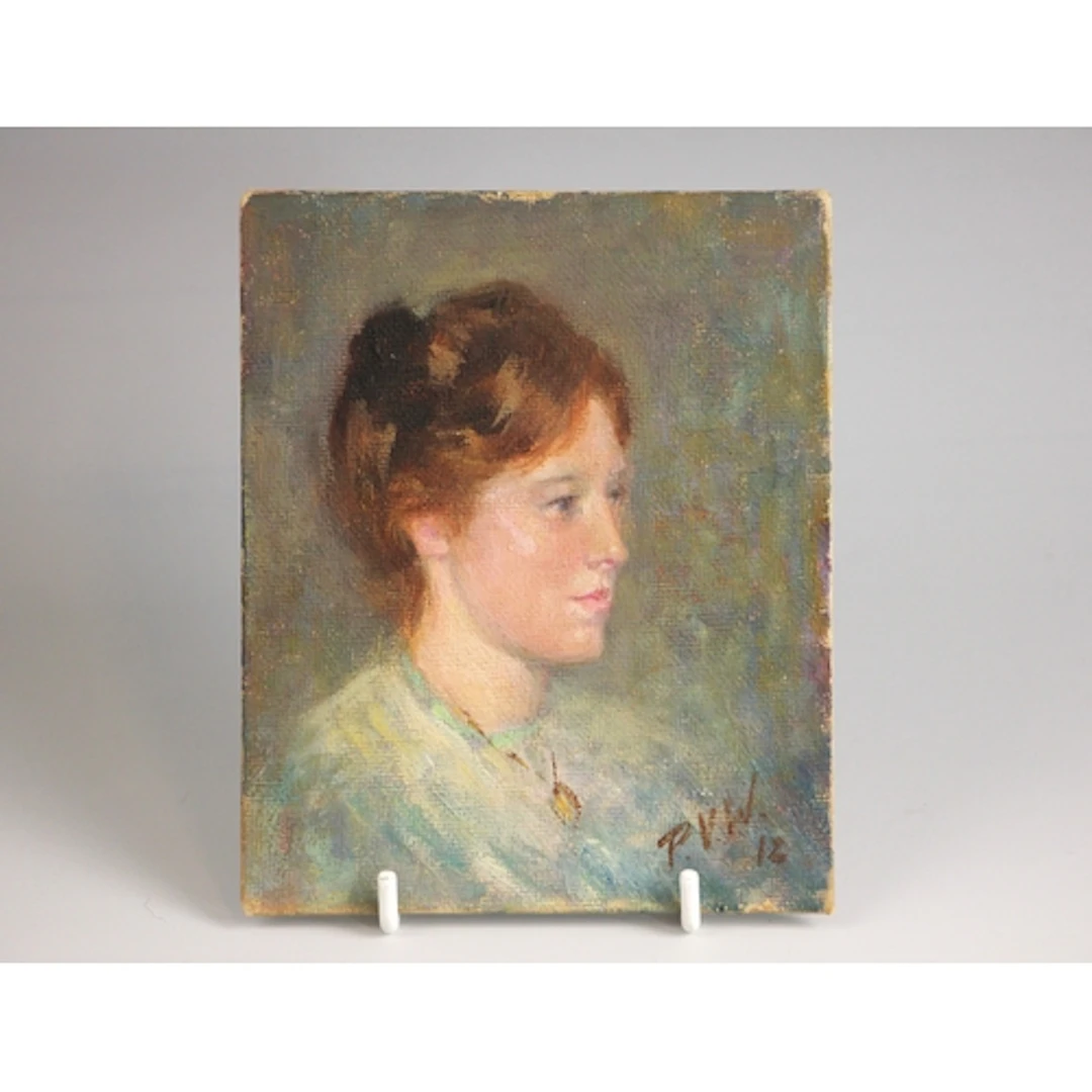 English school (early 20th century), A bust length portrai...