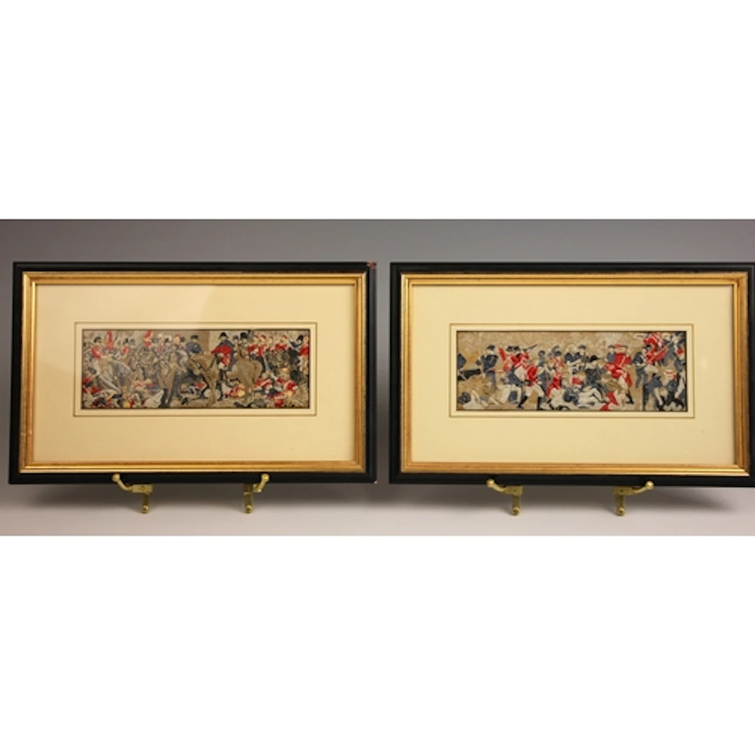 A pair of Stevengraphs after Daniel Maclise (British, 1859-1...