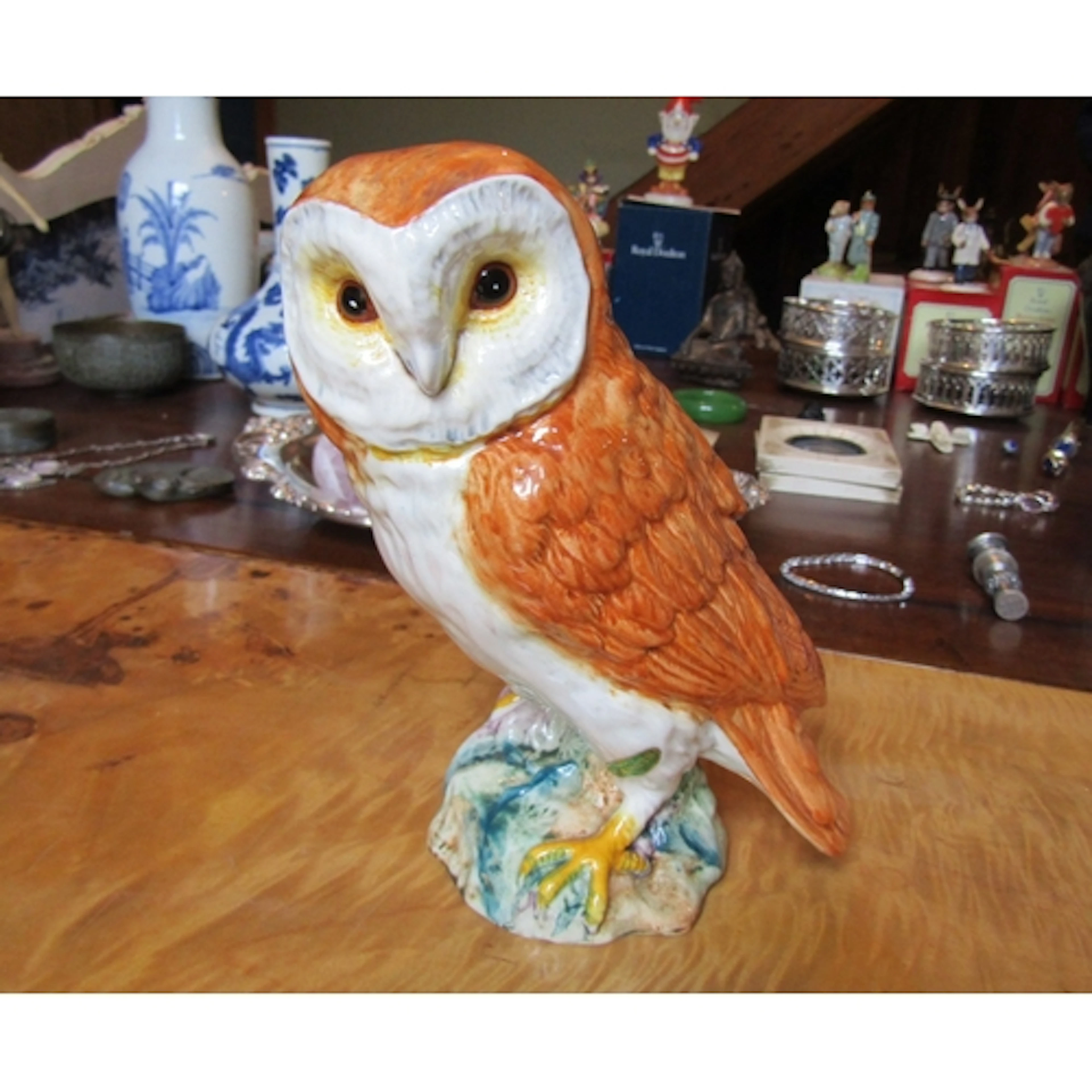 Beswick Fine Porcelain Owl Figure Approximately 6 Inches Hig...