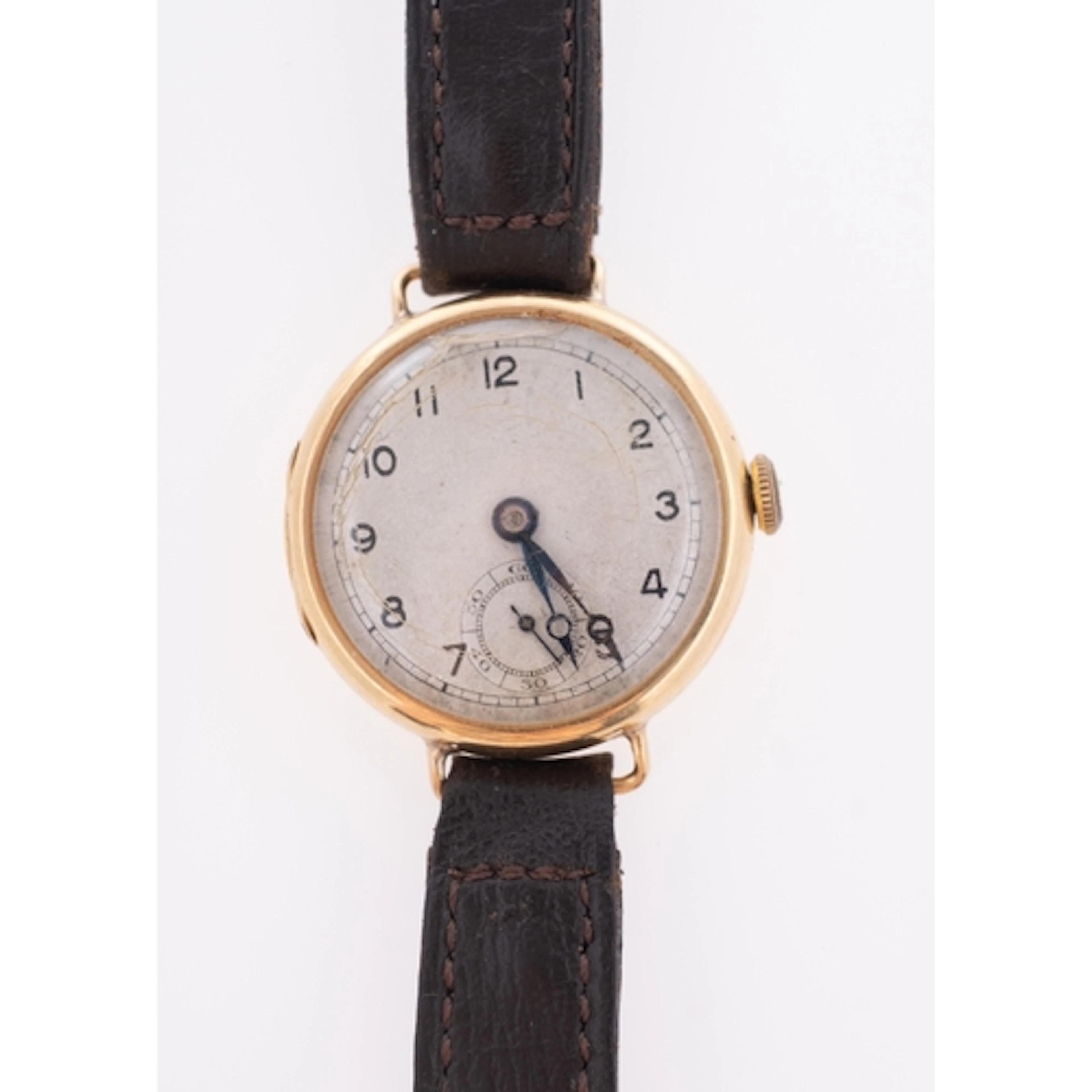Tavannes Watch Company an 18K gold wristwatch, the round si...
