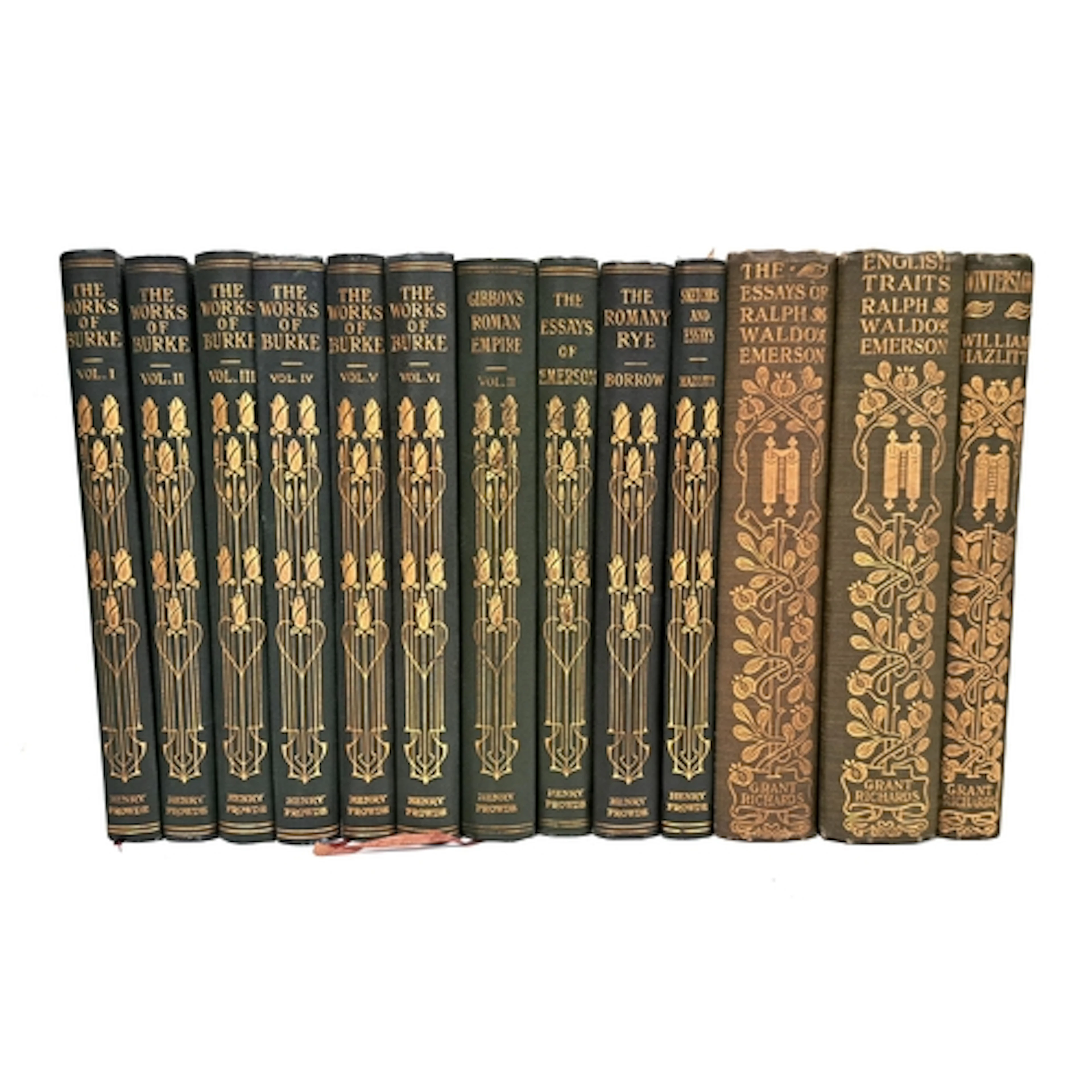 SELECTION OF VINTAGE BOOKS comprising 'The Works of Burke' v...