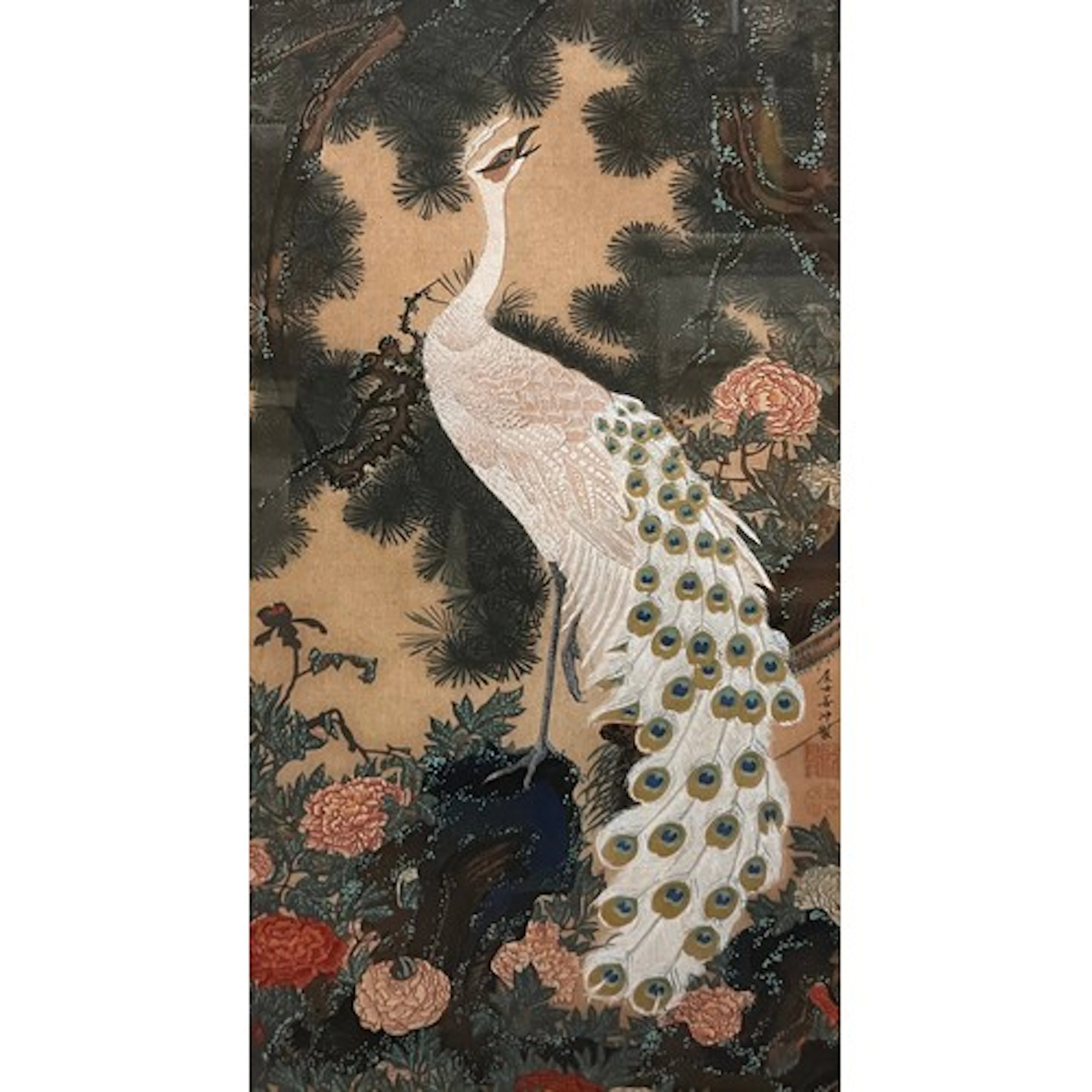 Ito Jakuchu (Japanese, 1716-1800), after, The White Peacock,...