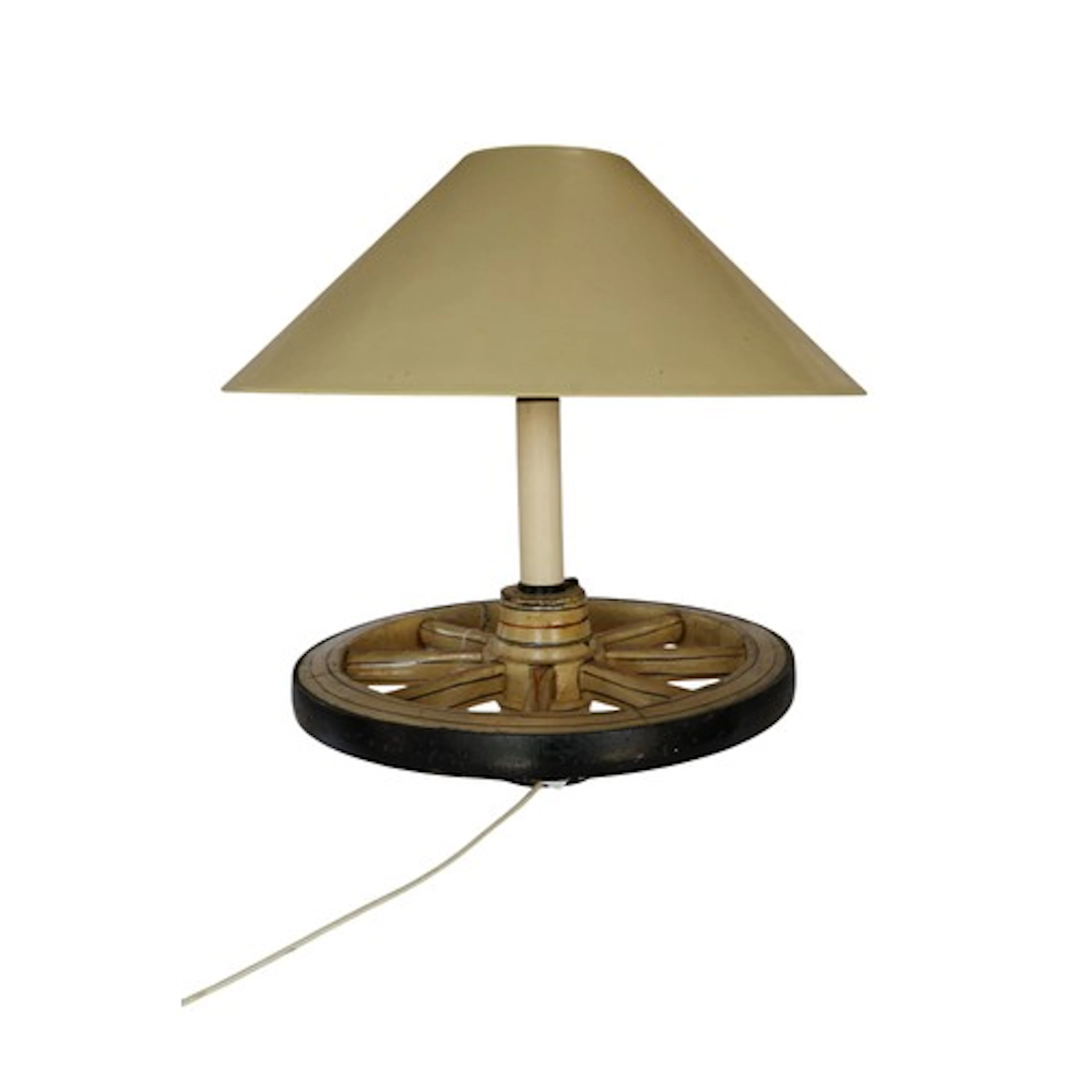 A decorative novelty table lamp formed from an early 20th ce...