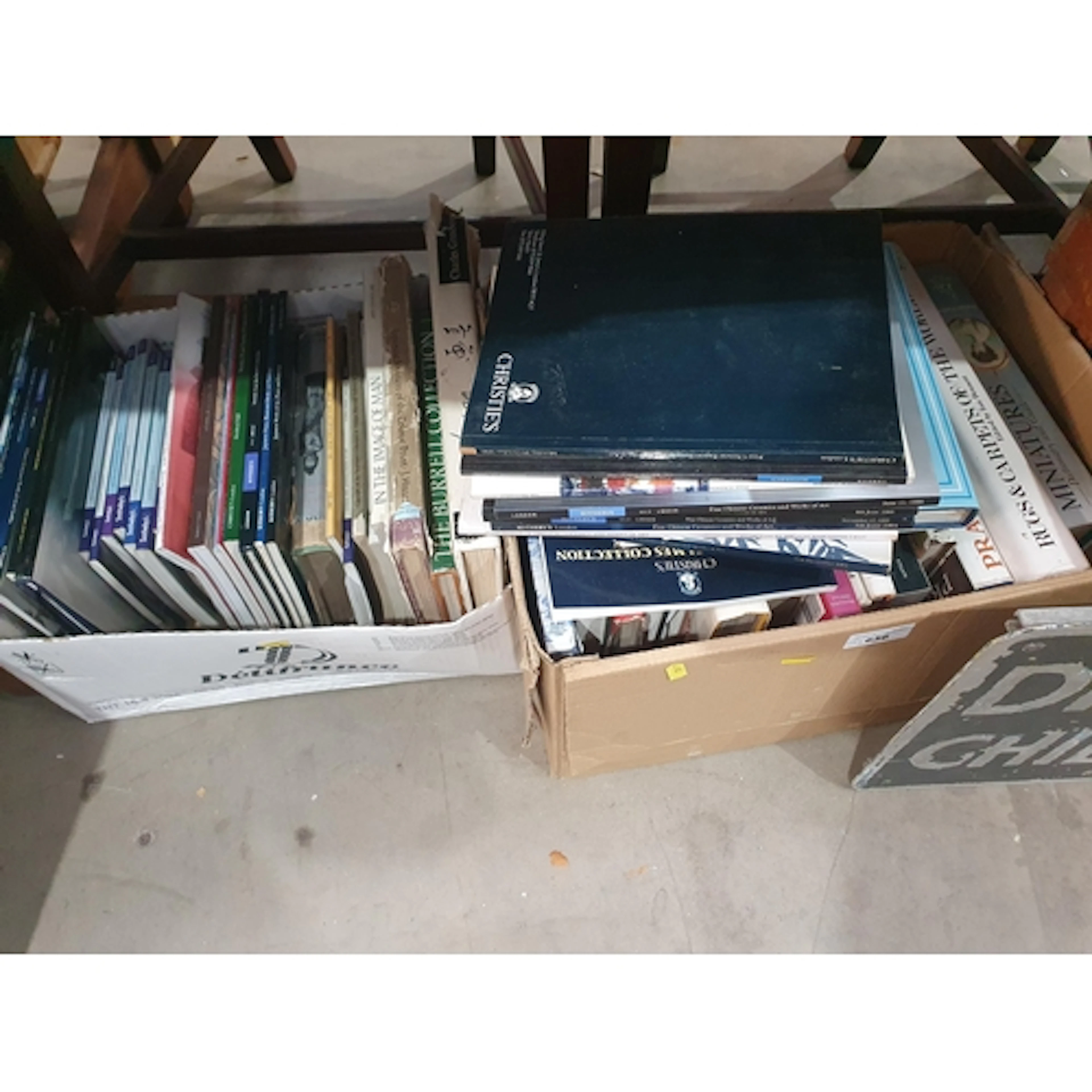 Two boxes of Books including 'China, A History in Art', a bo...