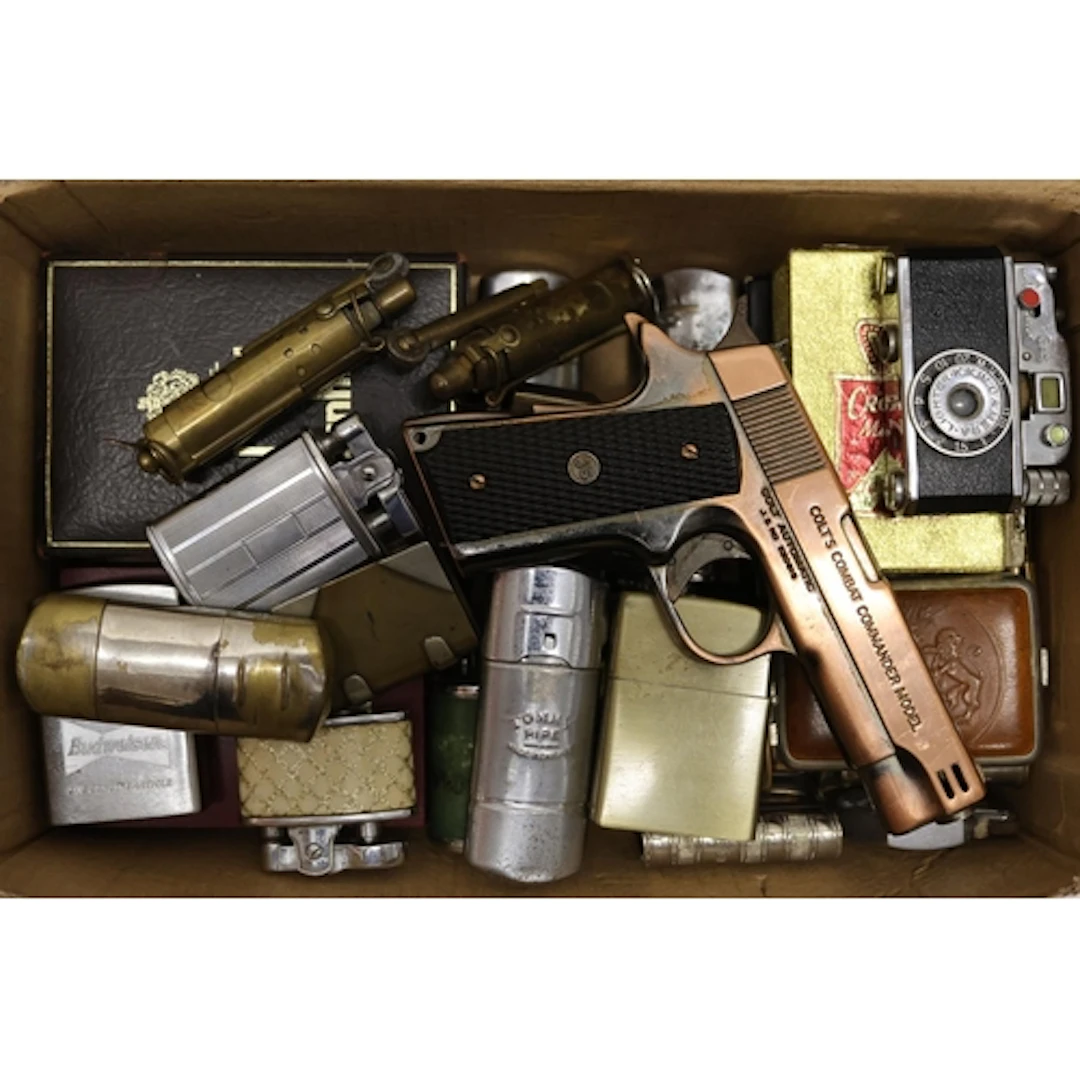 Vintage lighter collection to include a Japanese made novelt...