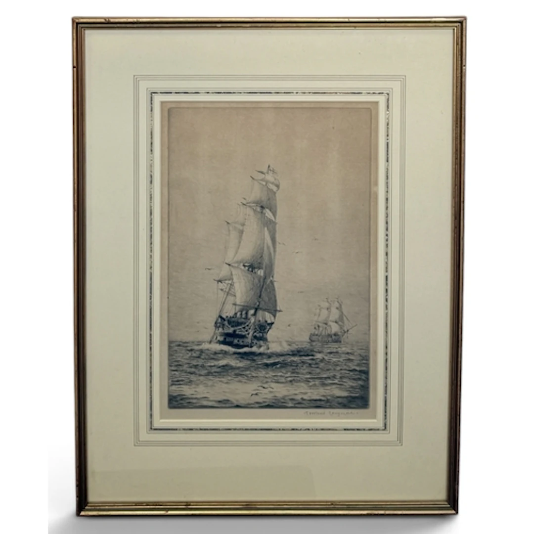 ROWLAND LANGMAID (BRITISH 1897-1956): AN ETCHING ON PAPER 'H...