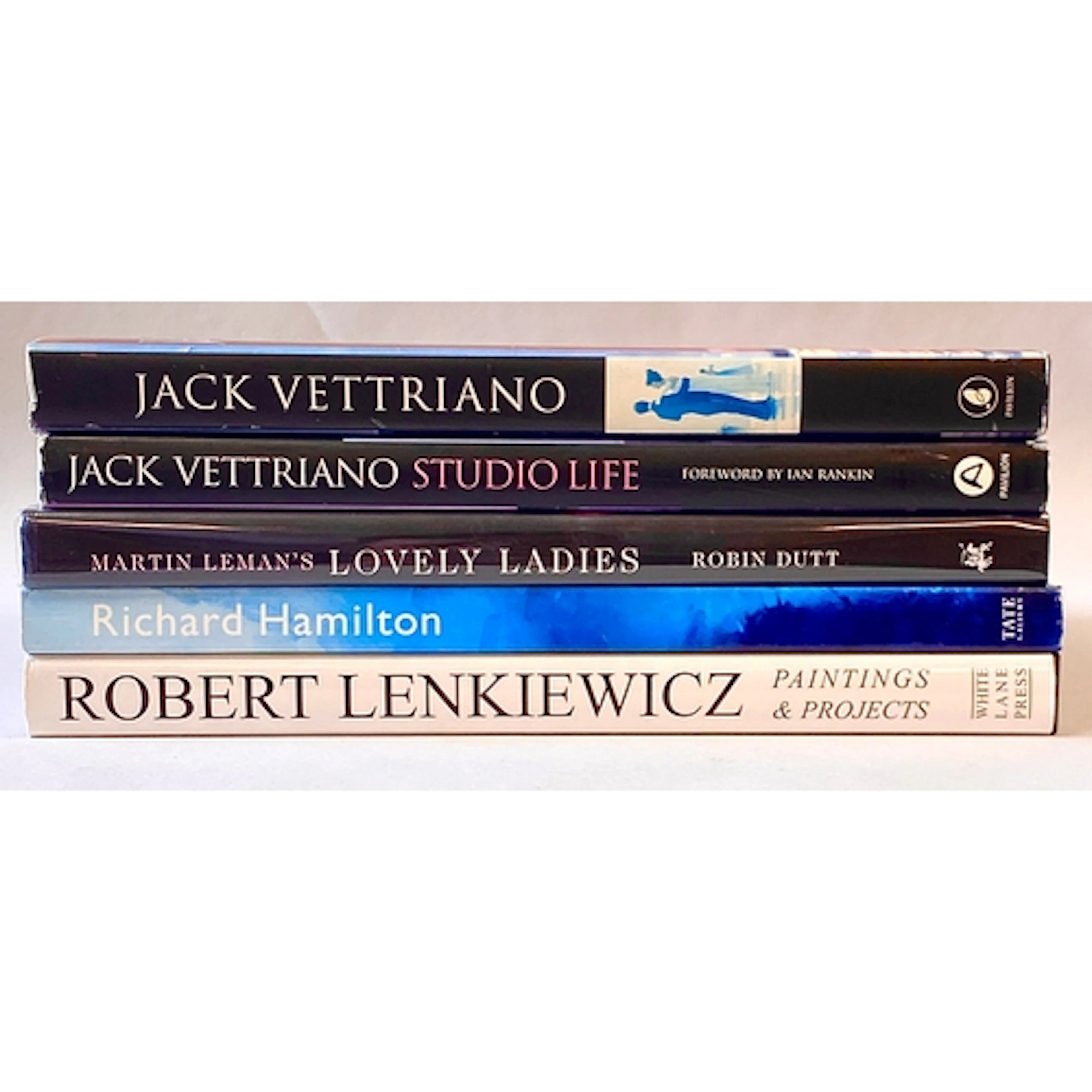 ART BOOKS, MODERN BRITISH FIGURATIVE. LENKIEWICZ, VETTRIANO,...