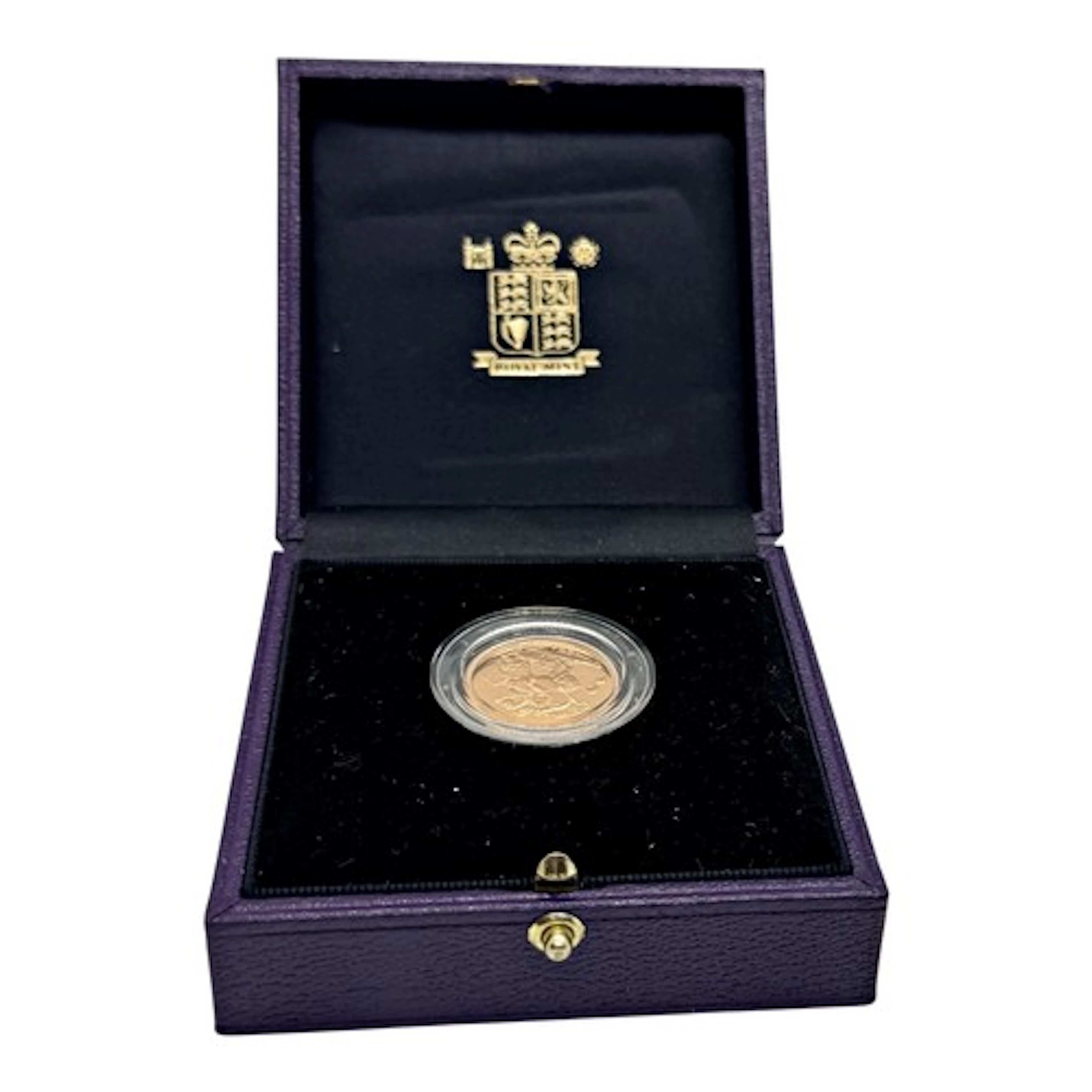 A Queen Elizabeth II gold proof sovereign, 1994, in perspex ...