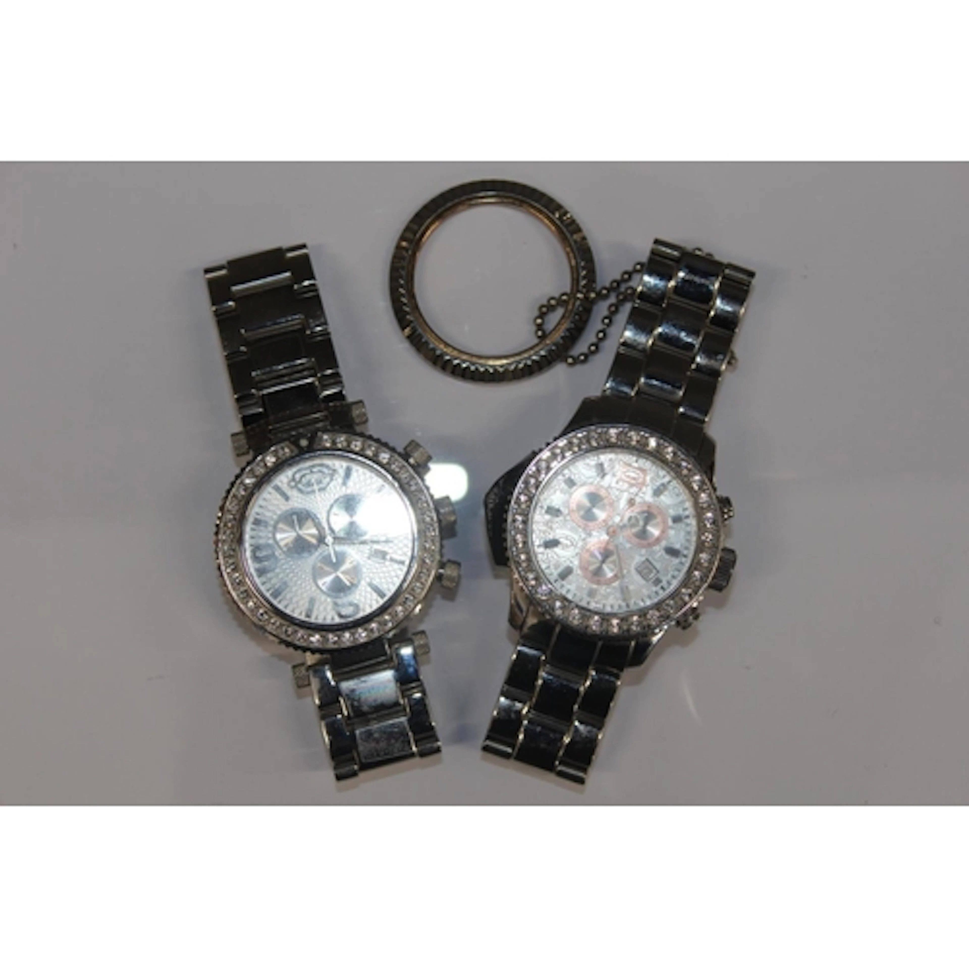 Marc Ecko stainless steel E18500G1 stainless steel wristwatc...