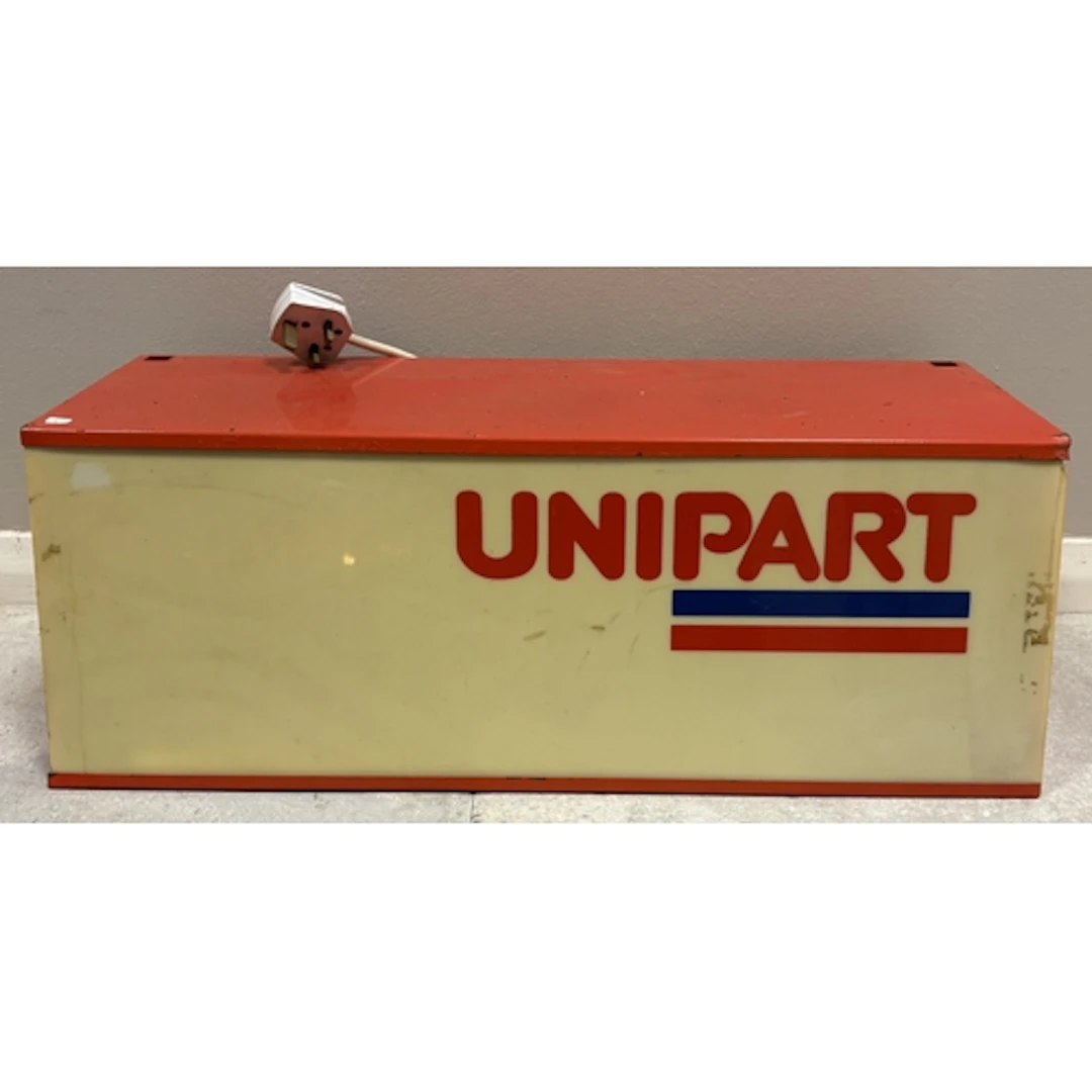 A vintage "Unipart" illuminated advertising sign. Est. £30 -...