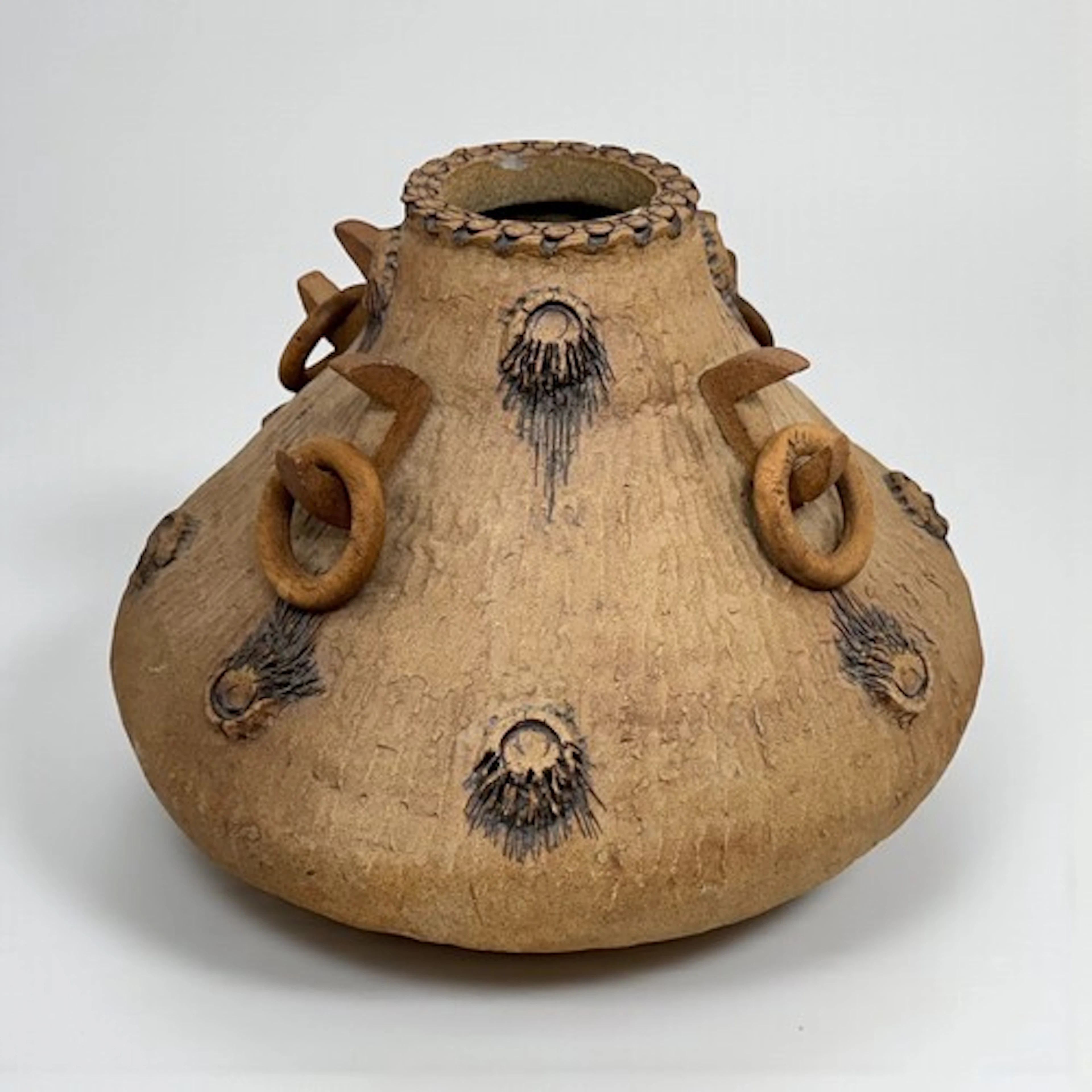 British School (20th Century), Interesting large stoneware s...