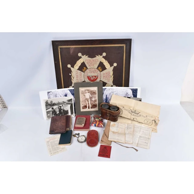 A VAST ASSORTMENT OF MILITARY AND CIVILLIAN EPHEMERA, includ...