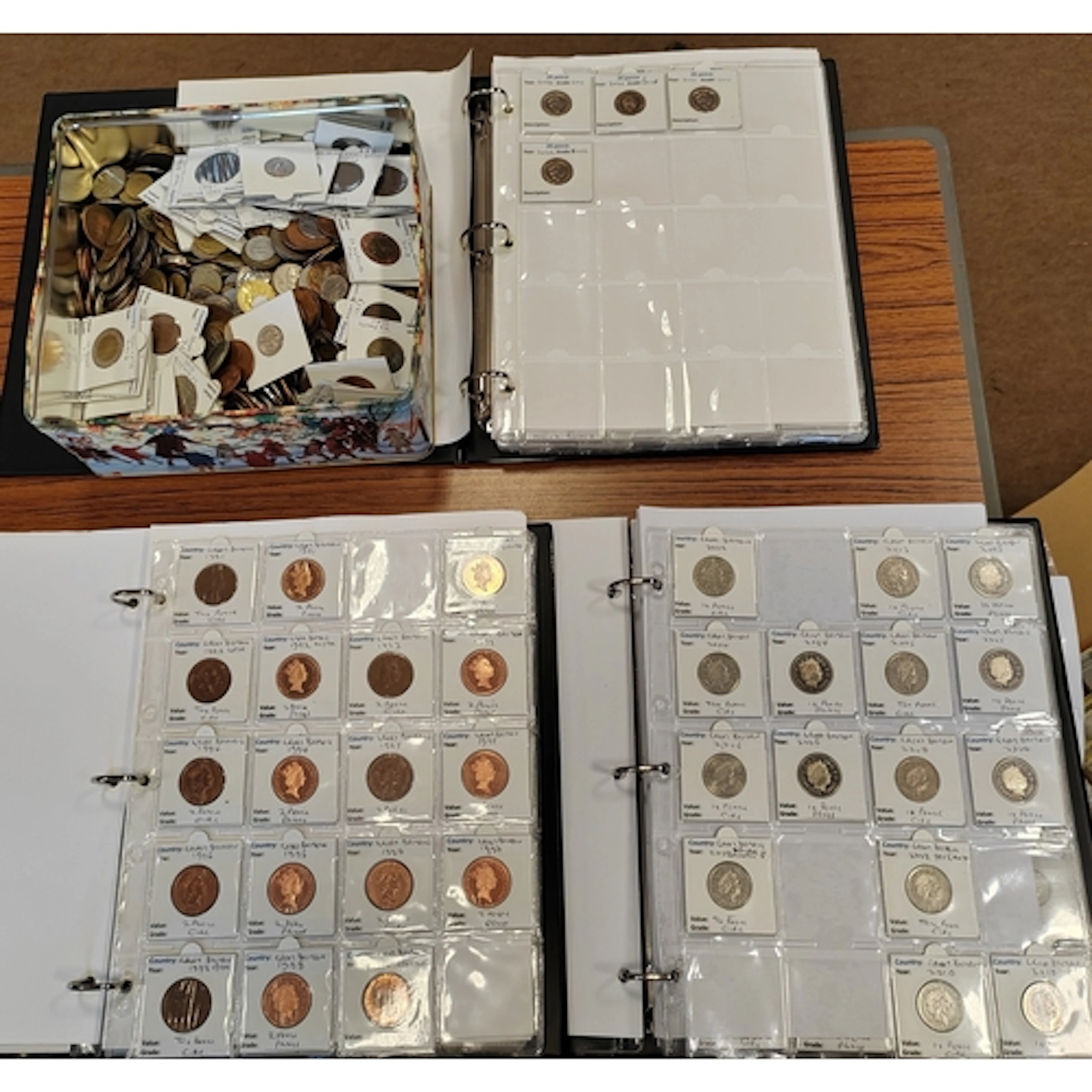 Collection ranging from circulated to proofs, includes range...