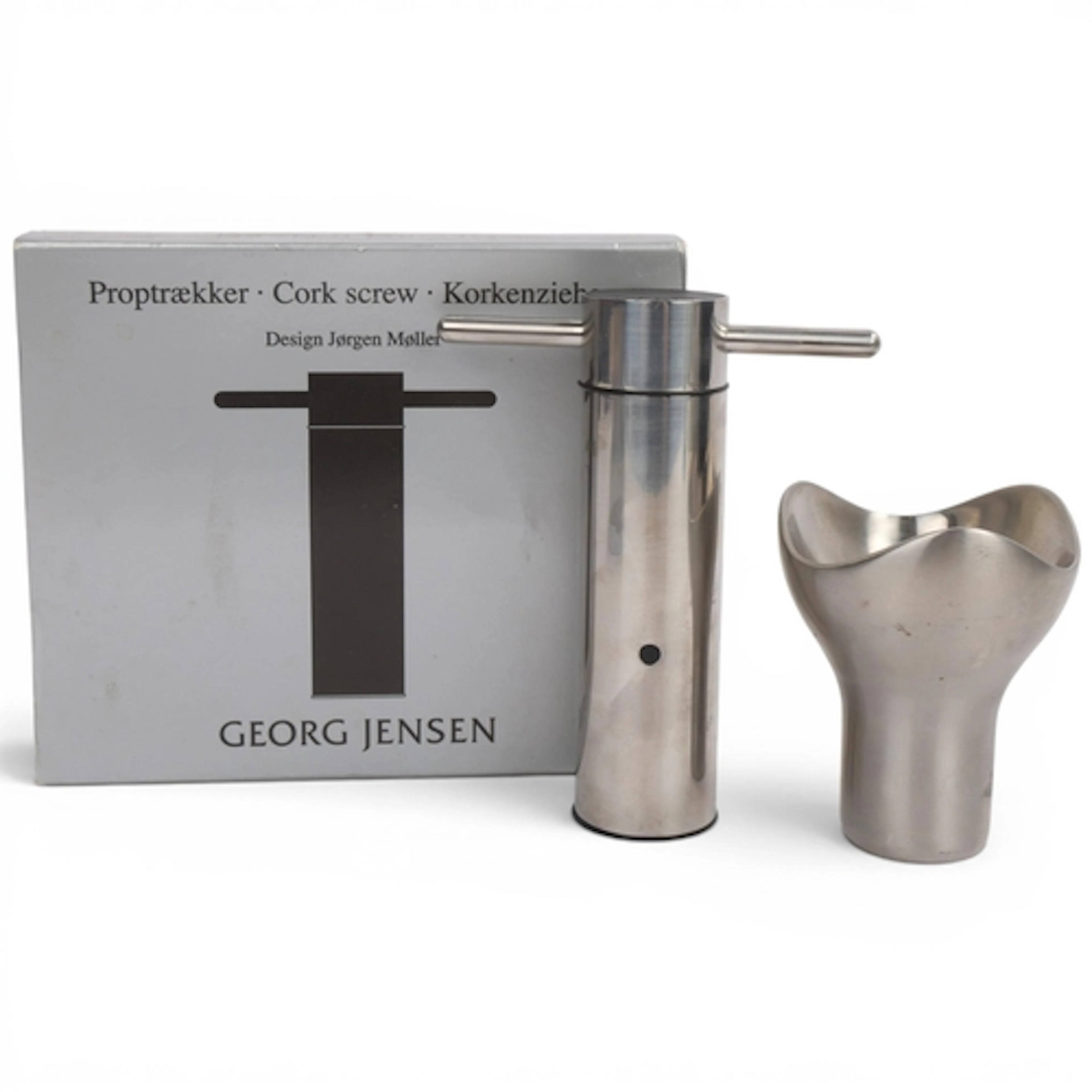 JORGEN MOLLER for Georg Jensen, Denmark, a stainless steel c...