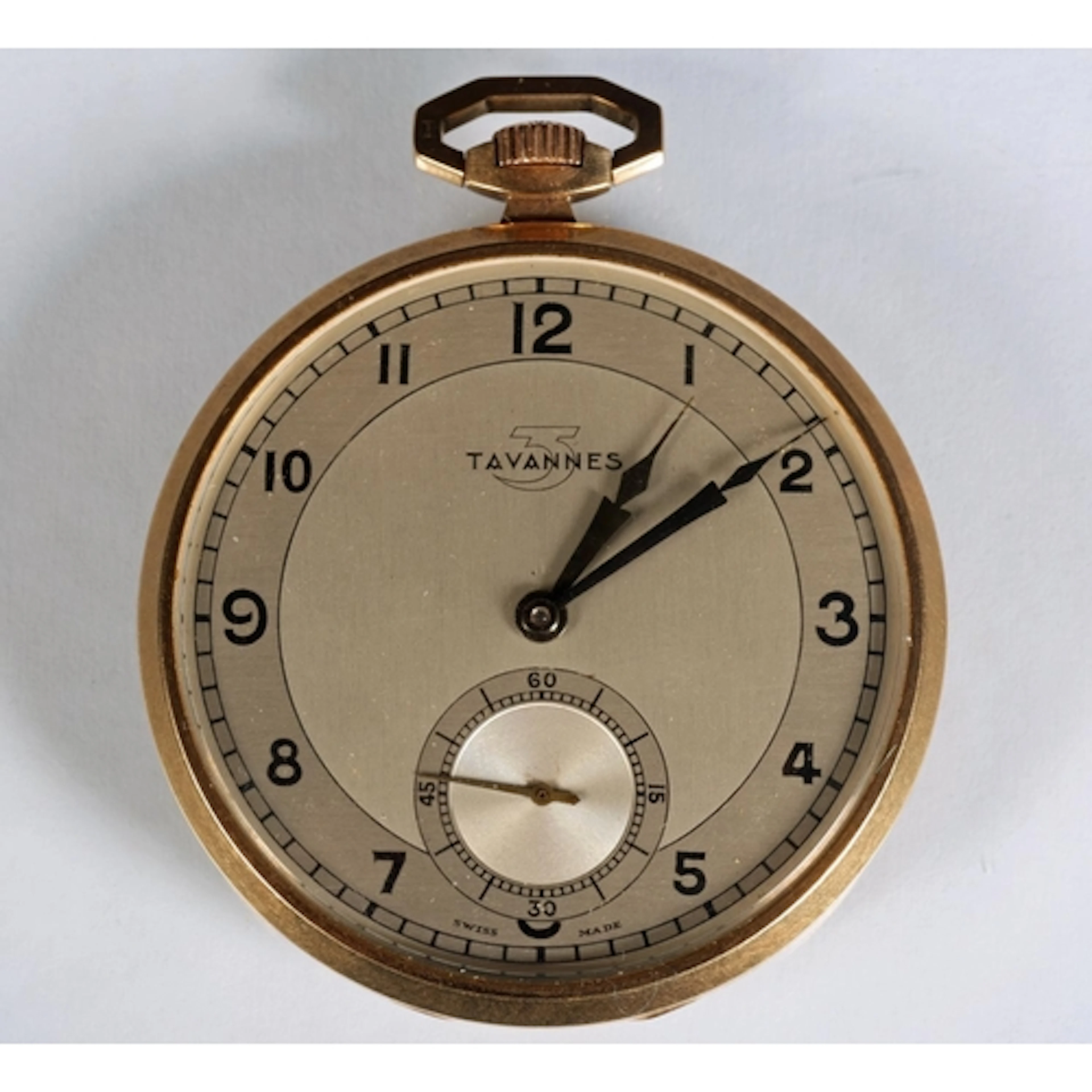 Tavannes Watch Company of Switzerland, a 9ct gold cased keyl...