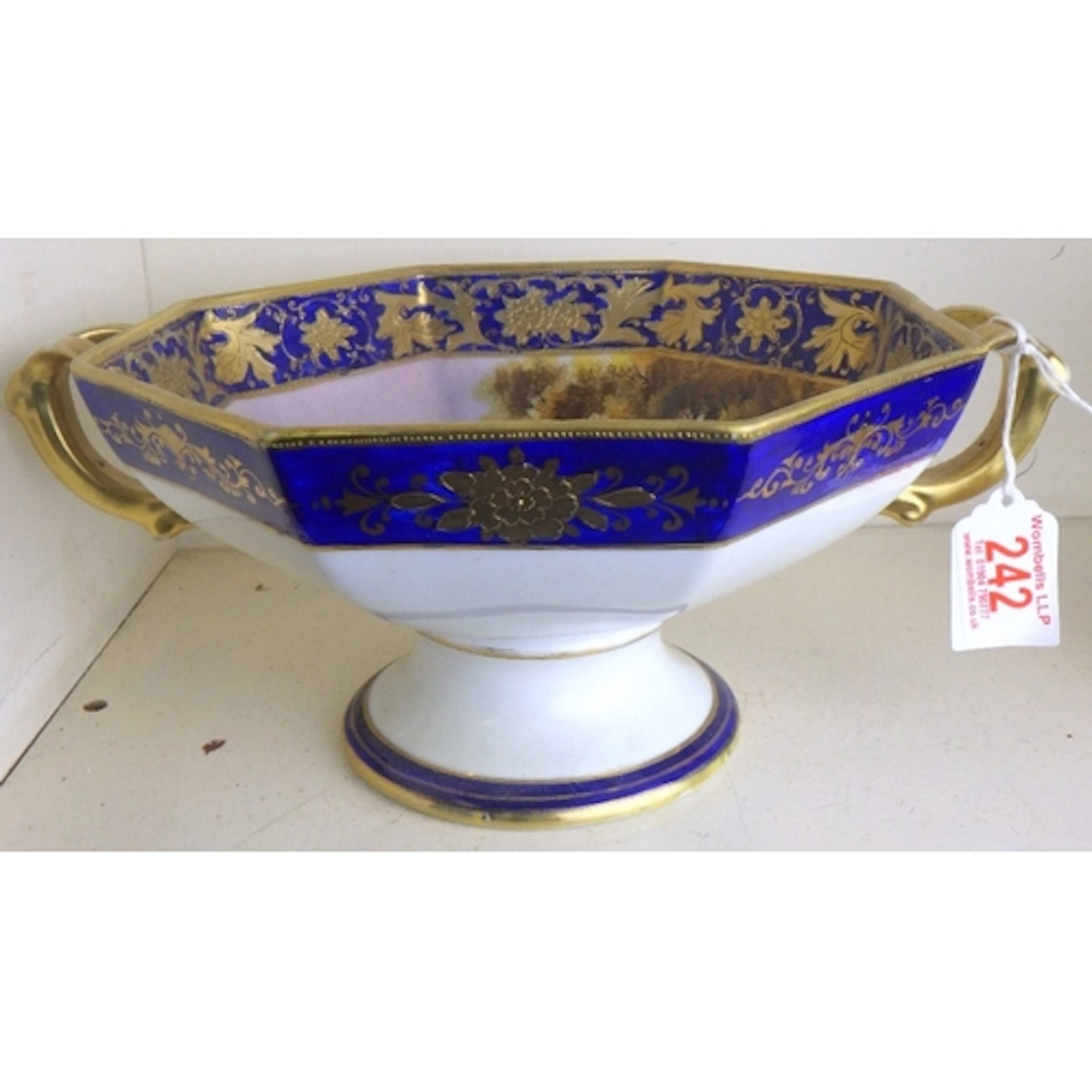 A Noritake pedestal bowl