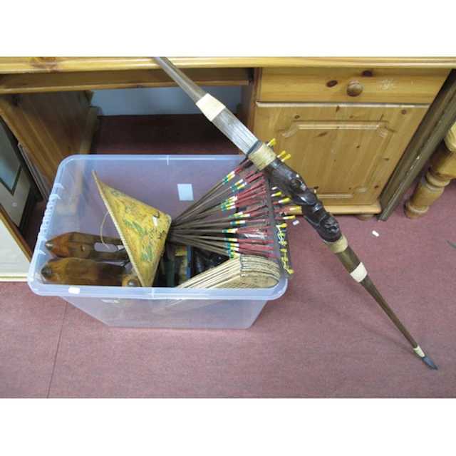 Collectables and Folk Art, including three vintage industria...