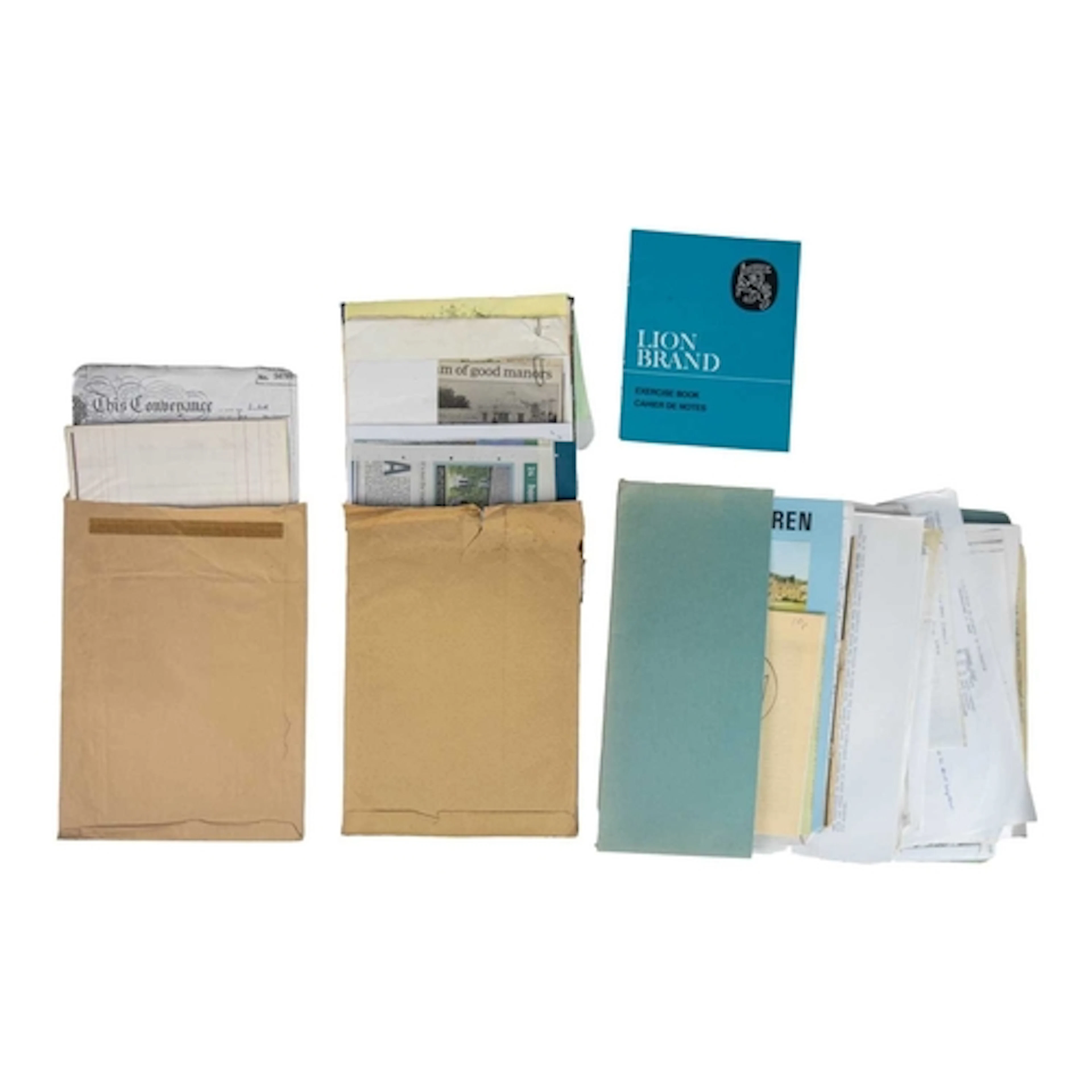 (Trelowarren Estate) A good collection of ephemeral papers r...