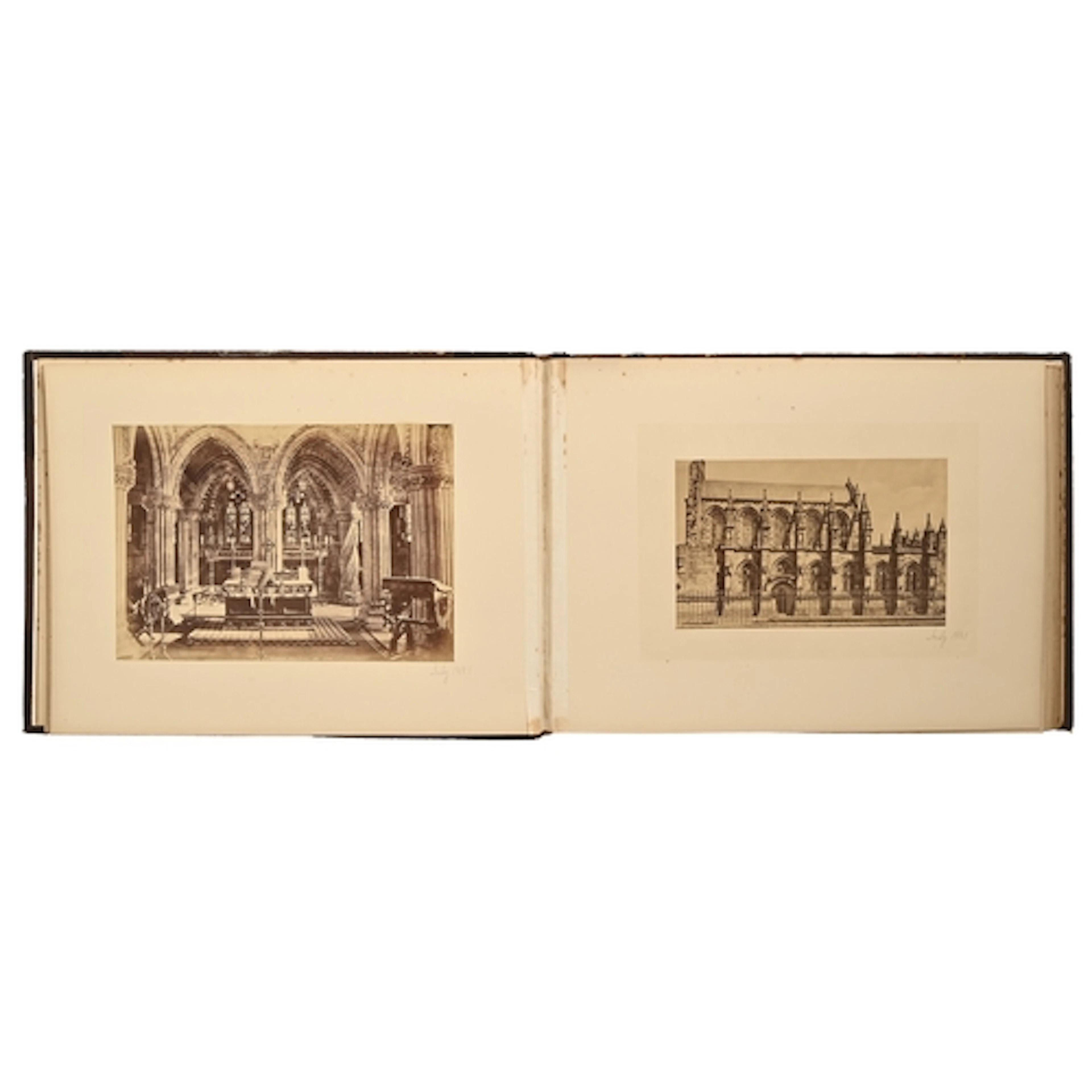 Photography. A Victorian photograph album of British topogra...