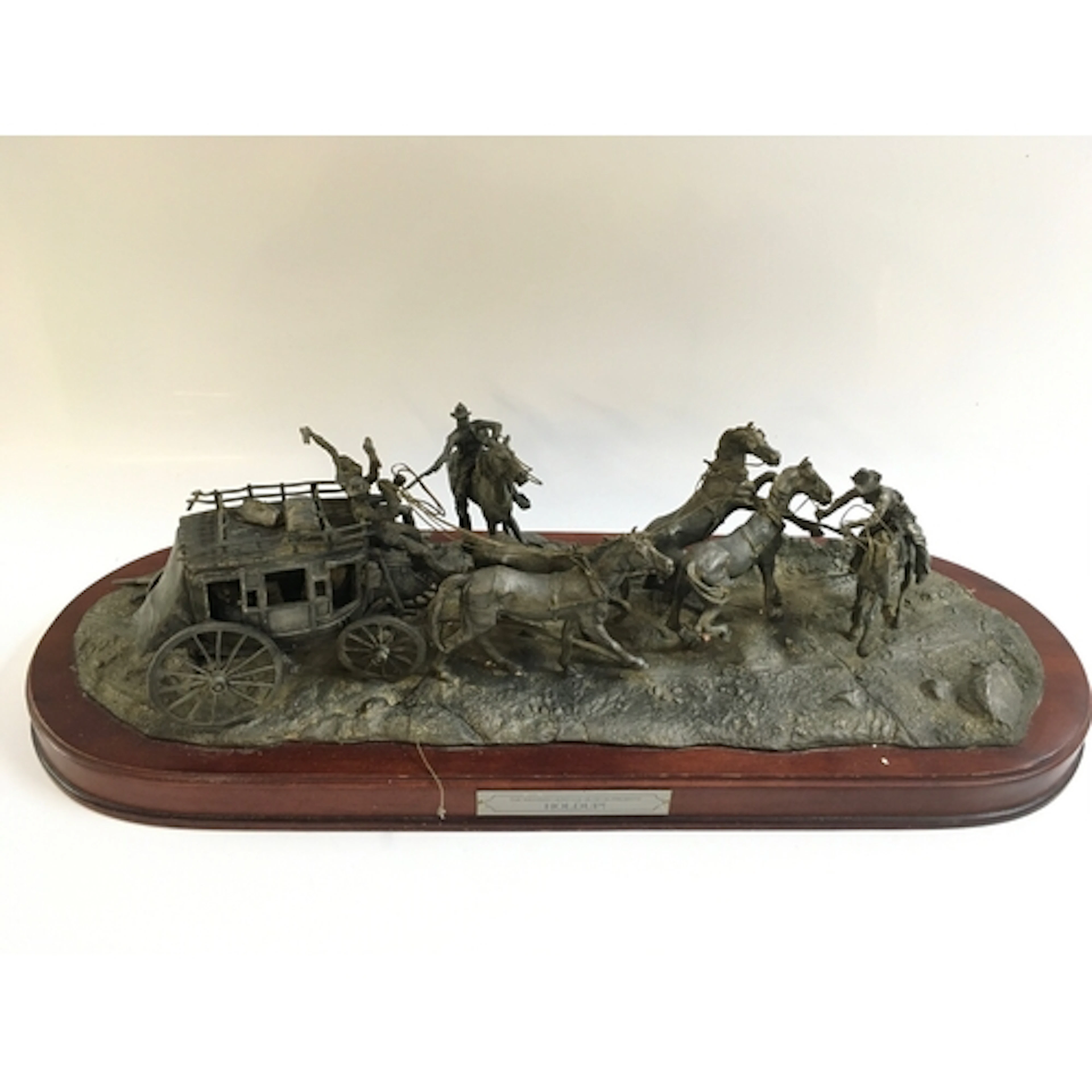 Franklin Mint Western Heritage Museum pewter sculpture title...