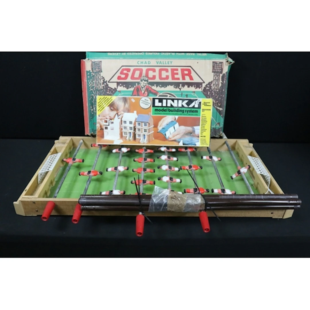 Two boxed toys to include Chad Valley Soccer game and Linka ...