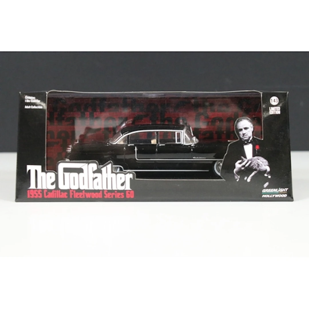 Boxed / cased Greenlight The Godfather 1955 Cadillac Fleetwo...