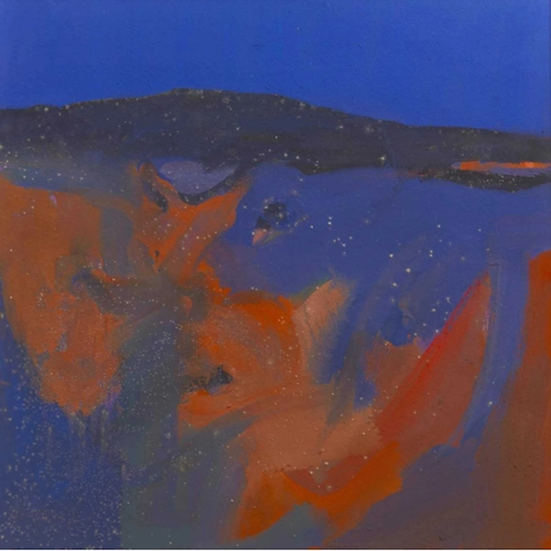 § John MILLER (1931-2002) Abstract Landscape Gouache, stamp ...