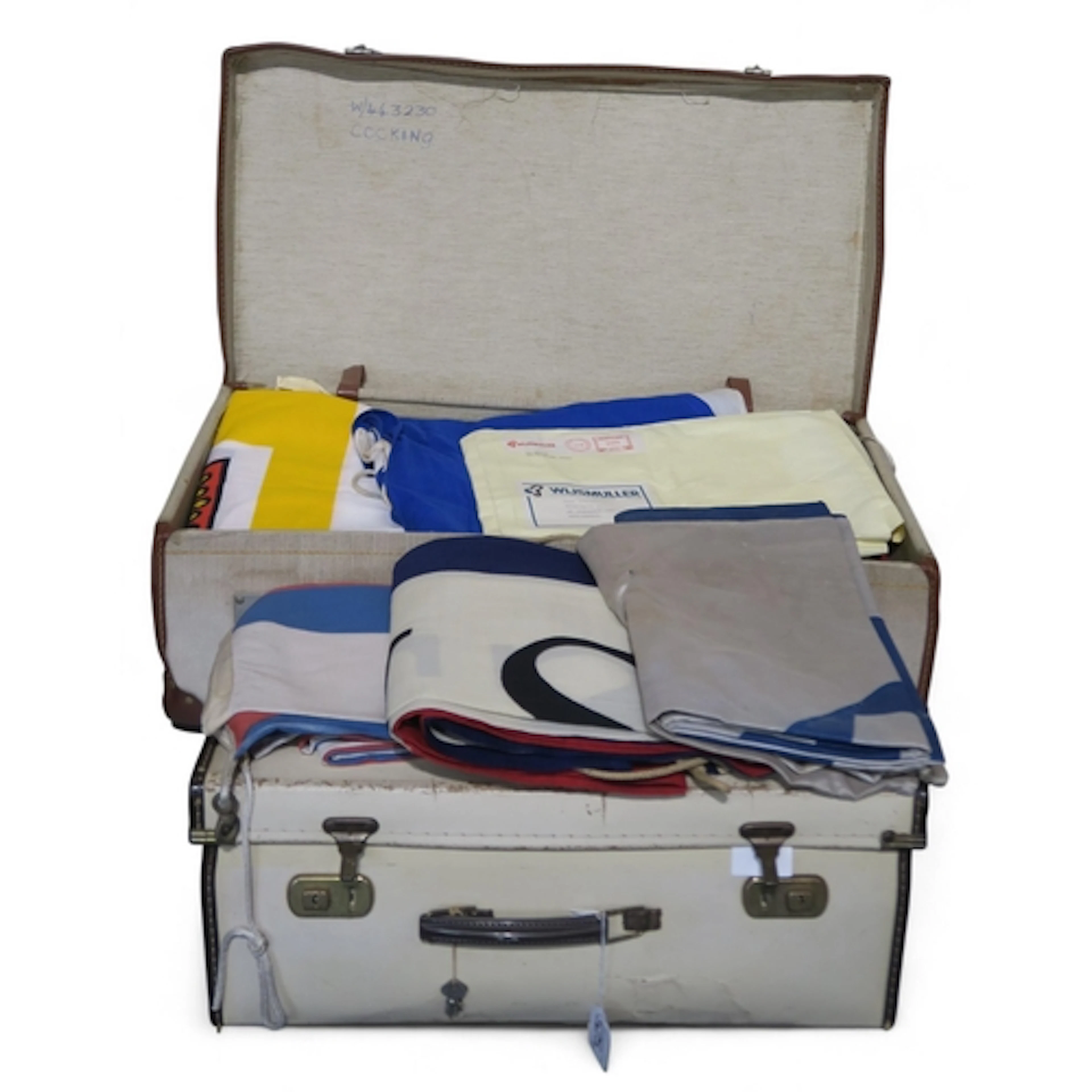 Shipping flags, largely Low Countries and Scandinavian, incl...