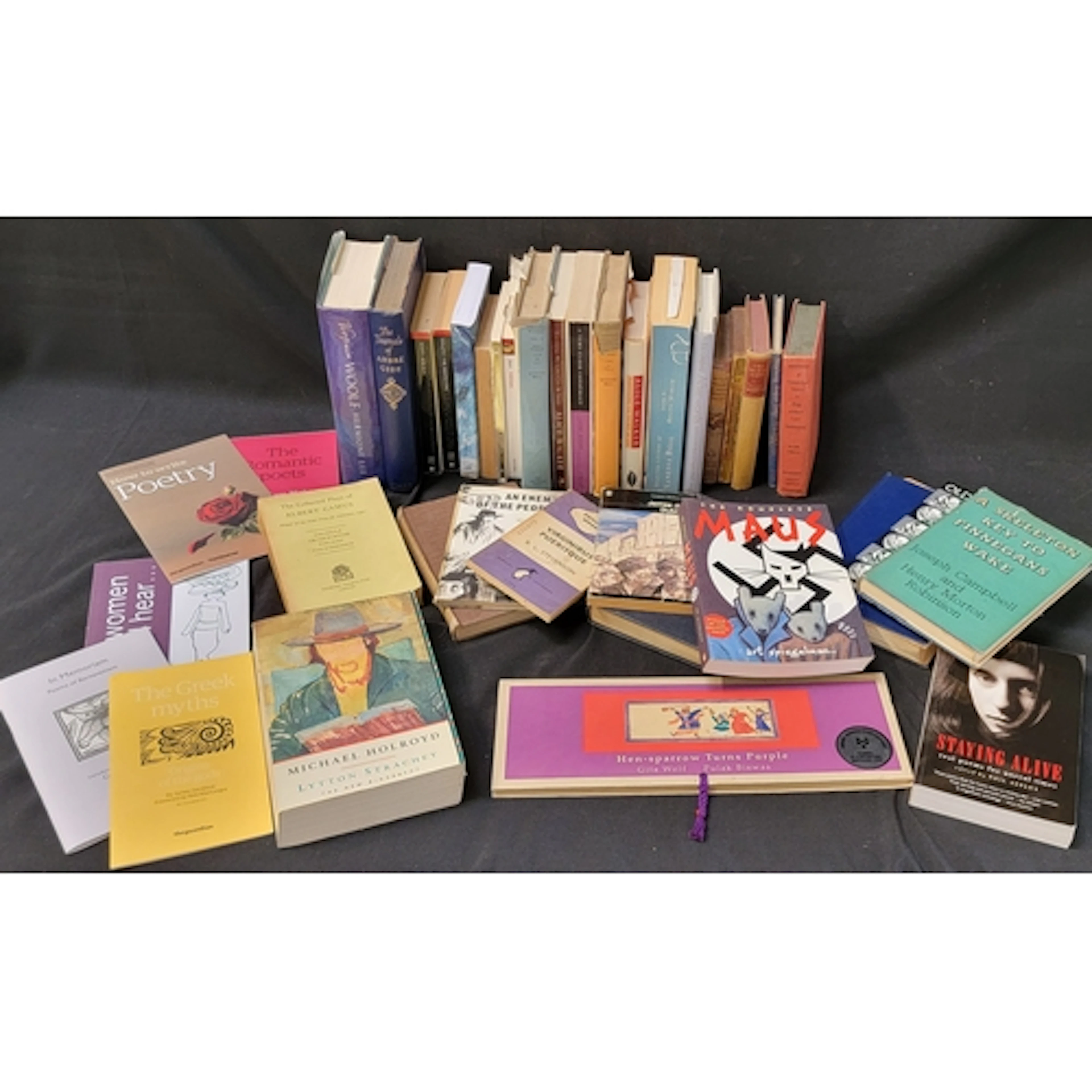 COLLECTION OF BOOKS ON THE TOPICS OF LITERATURE, CRITICISM A...