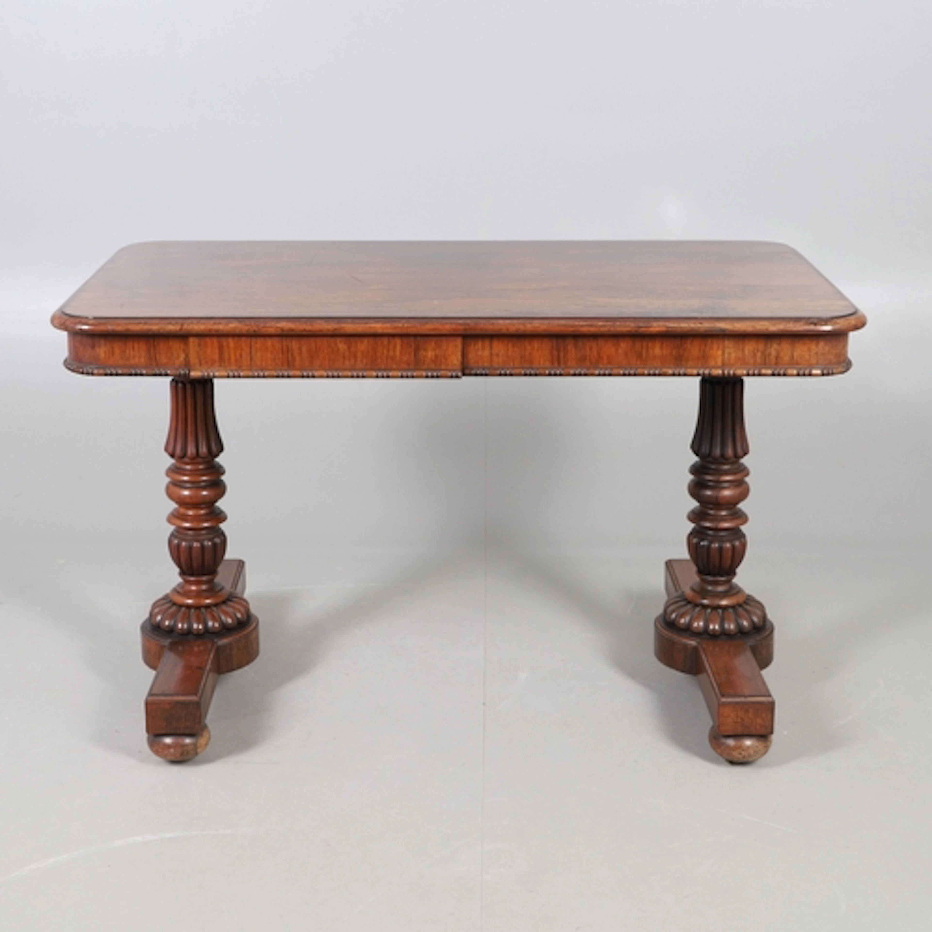 A REGENCY ROSEWOOD LIBRARY TABLE BY GILLOWS OF LANCASTER. th...