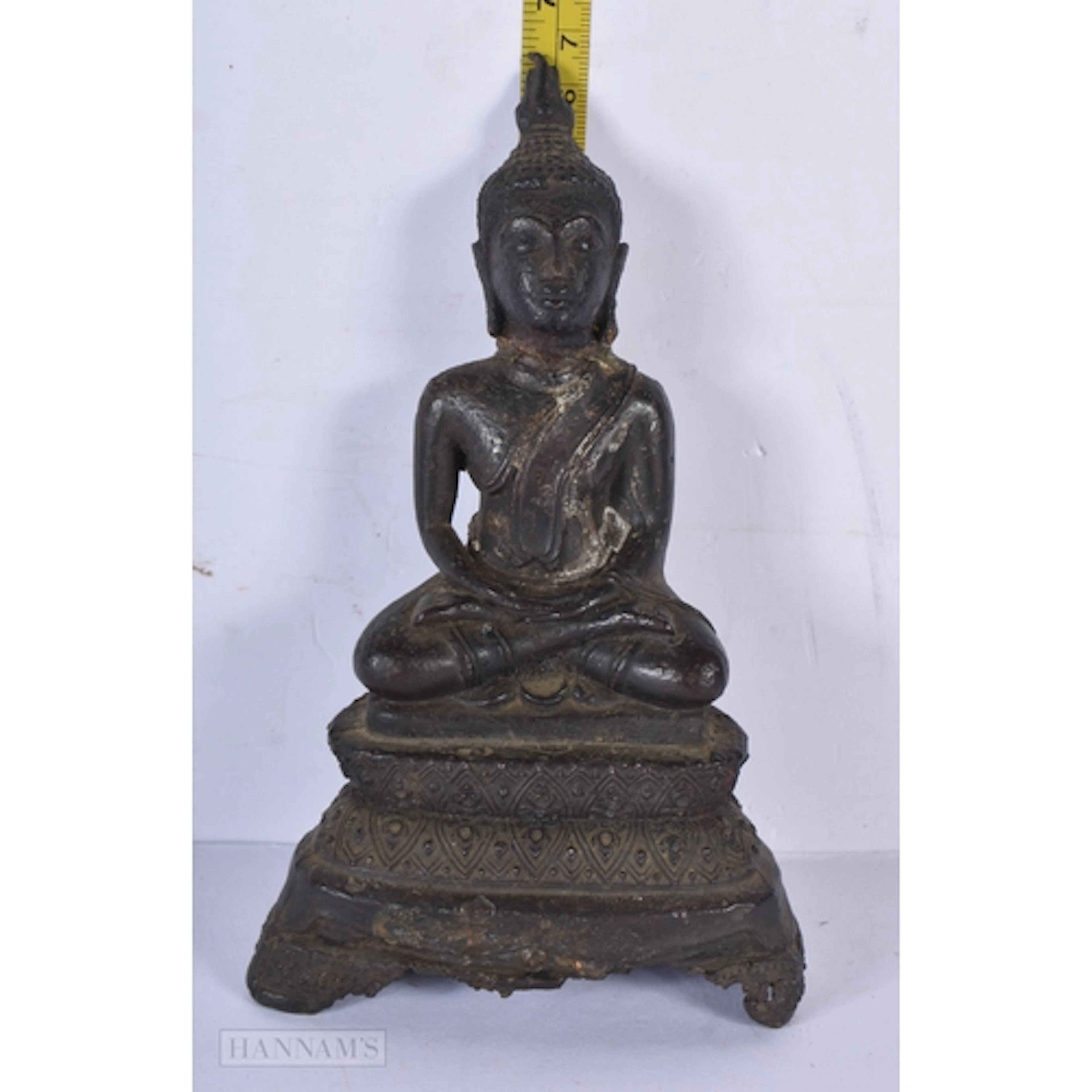 A Chinese Ming bronze buddha 7cm