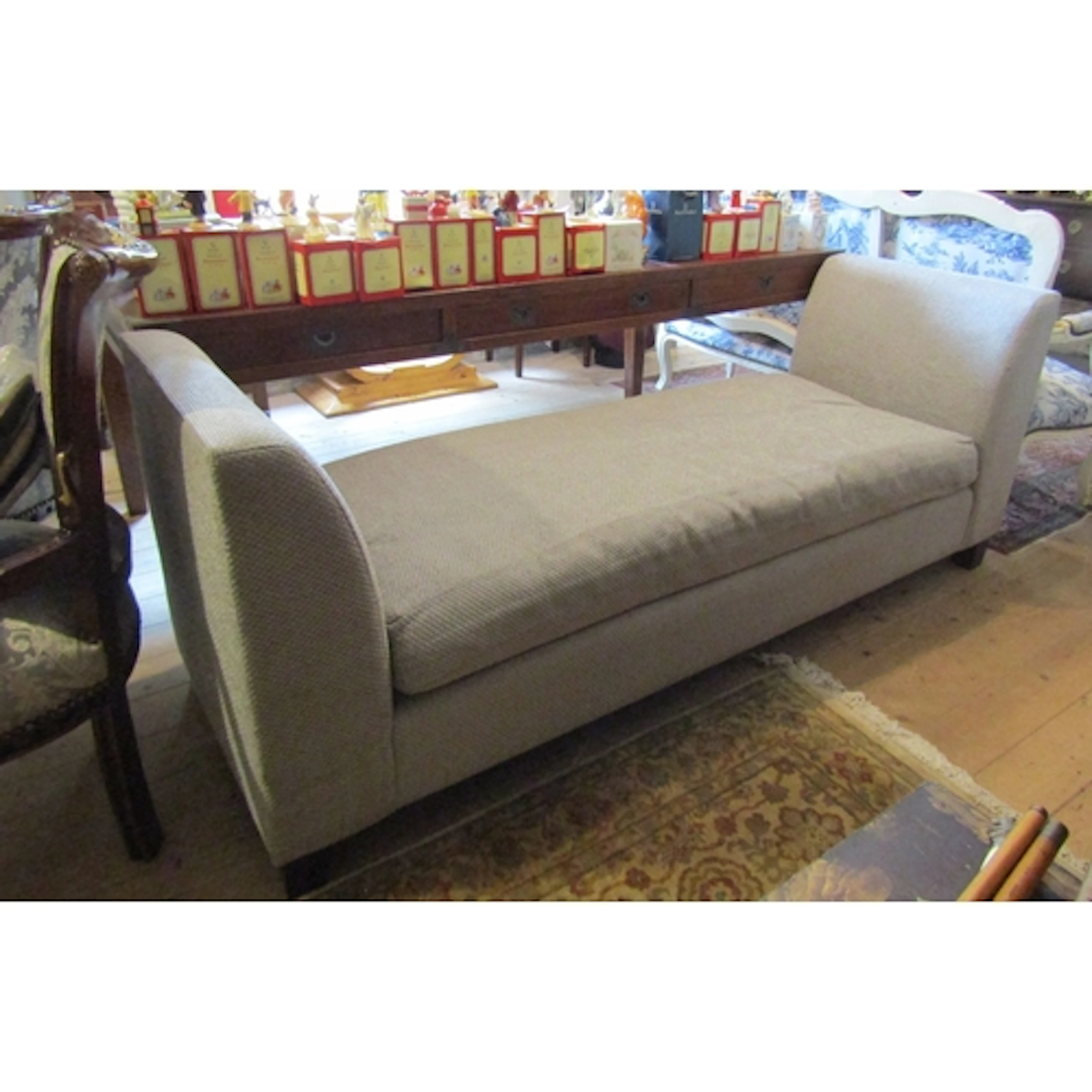 Designer Charcoal Grey Open End Settee Good Quality Approxim...