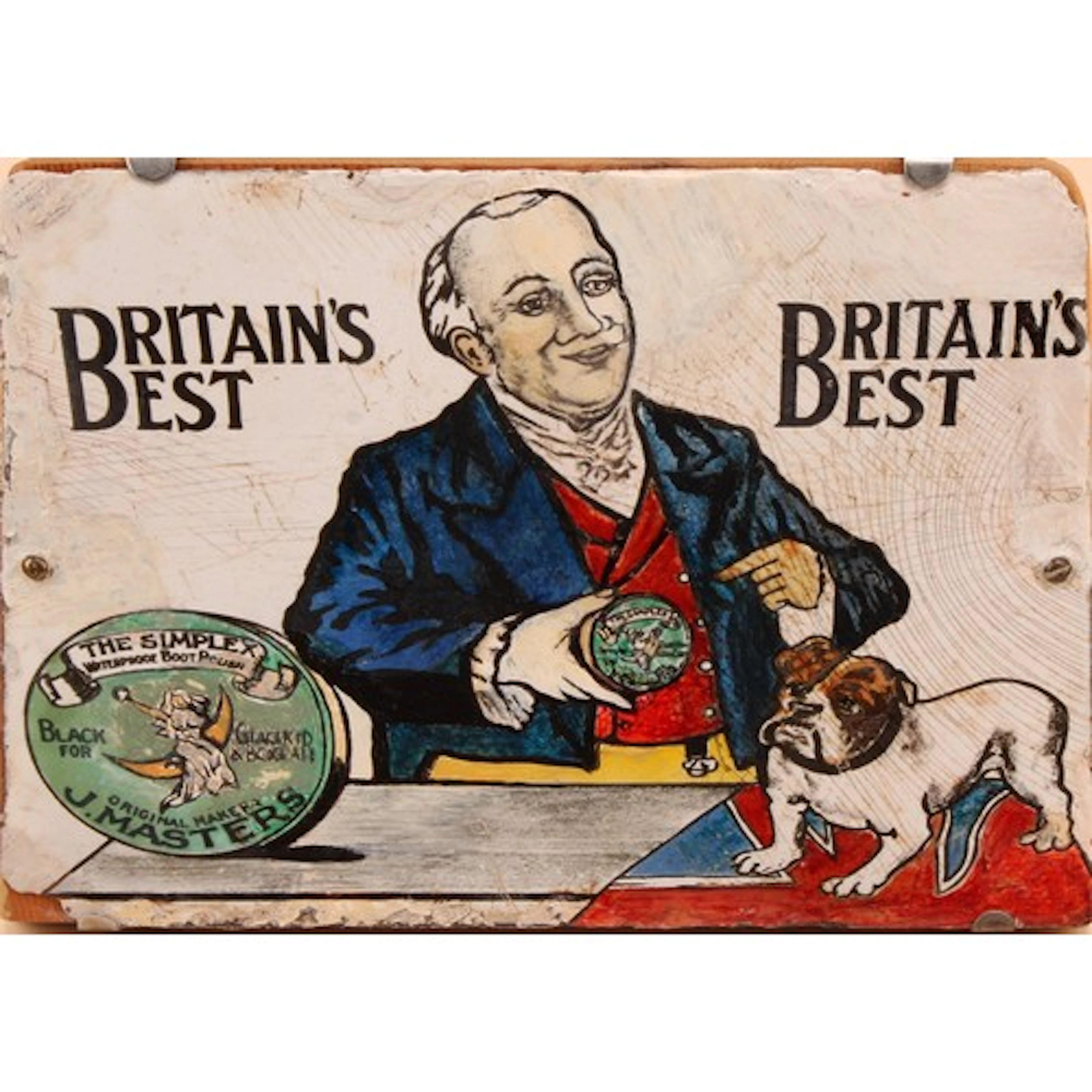 Advertising - an early 20th century shaped rectangular picto...