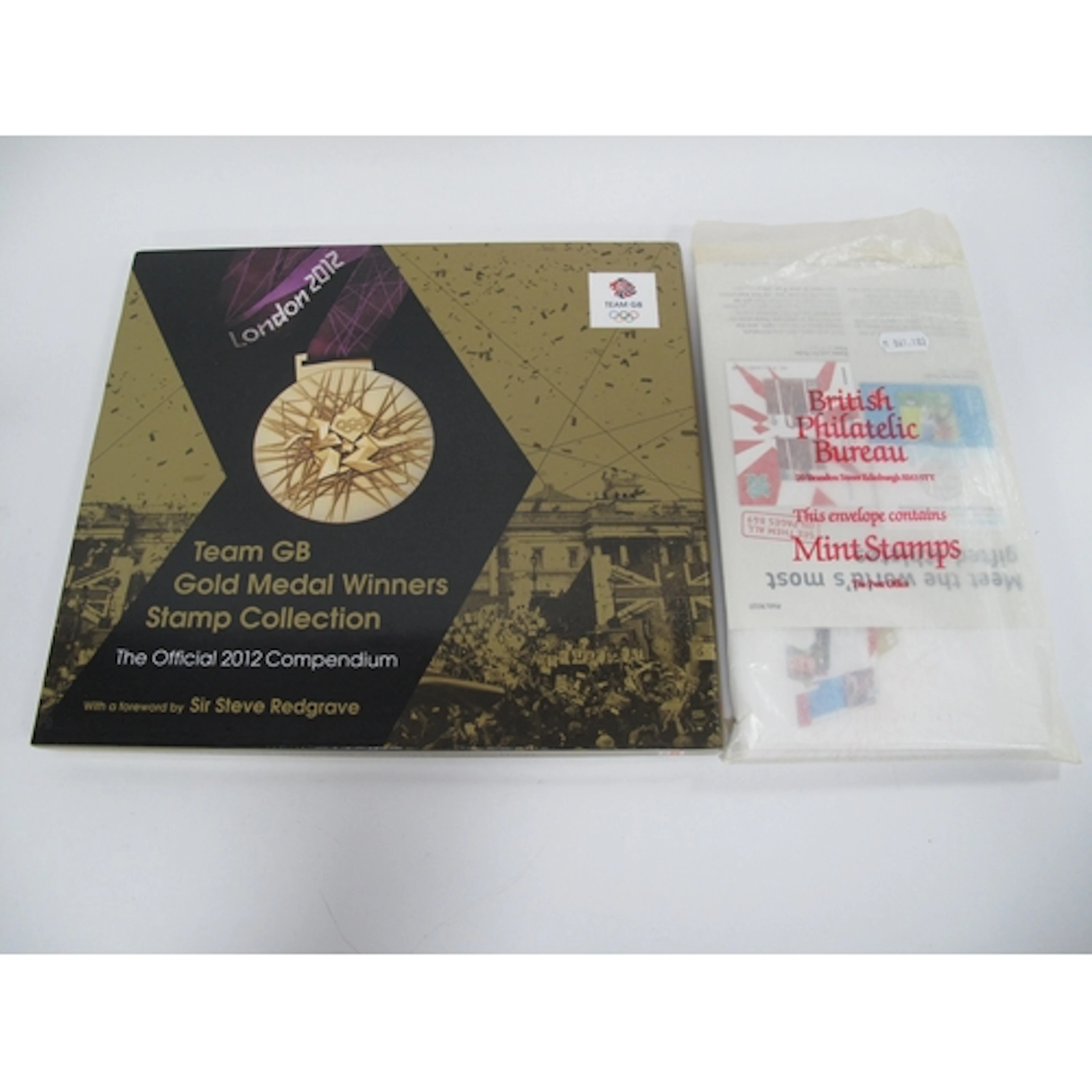 Stamps; A collection of mint G.B. Gold Medal Winners mini sh...