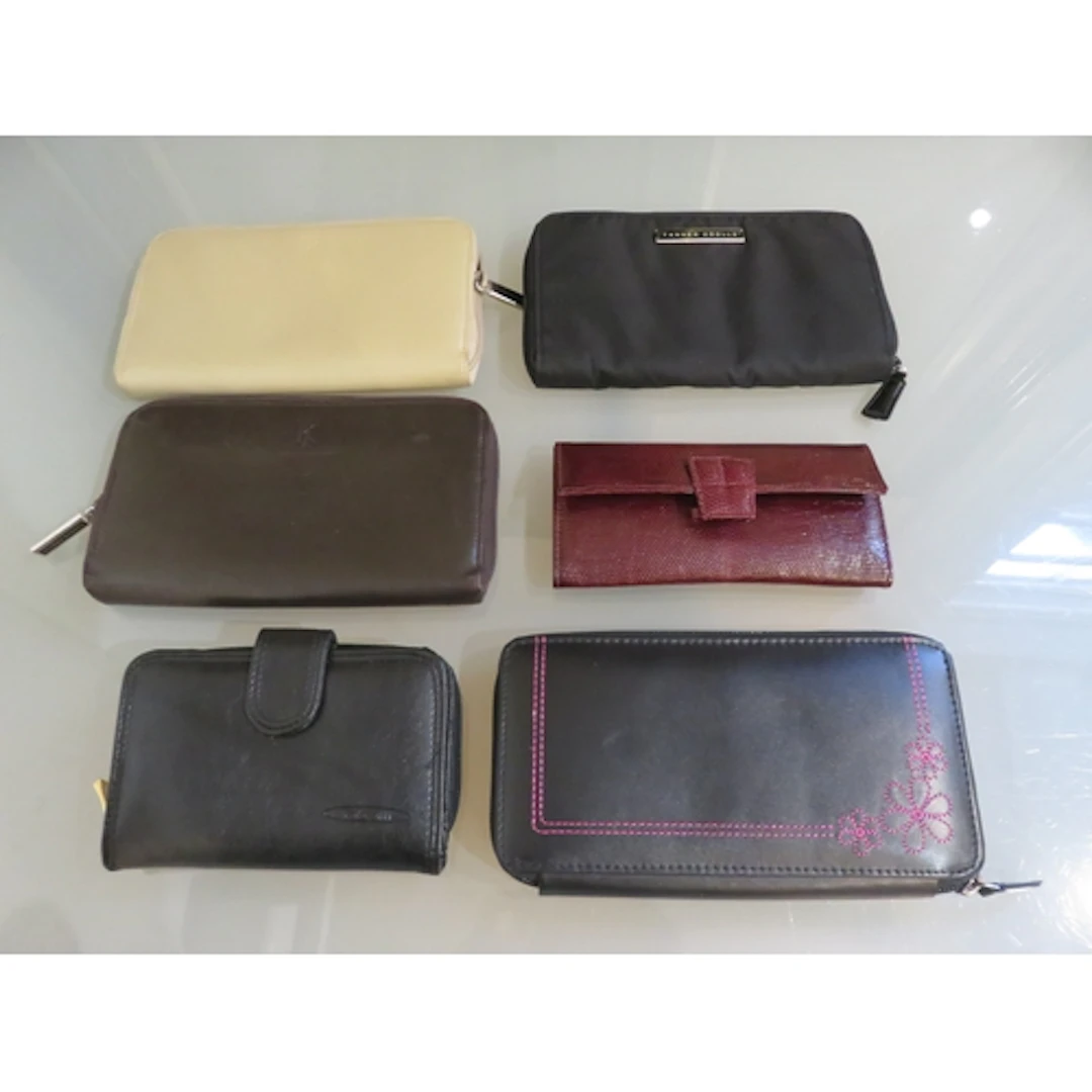 Tanner Krolle, three ladies wallets and a glasses case, toge...