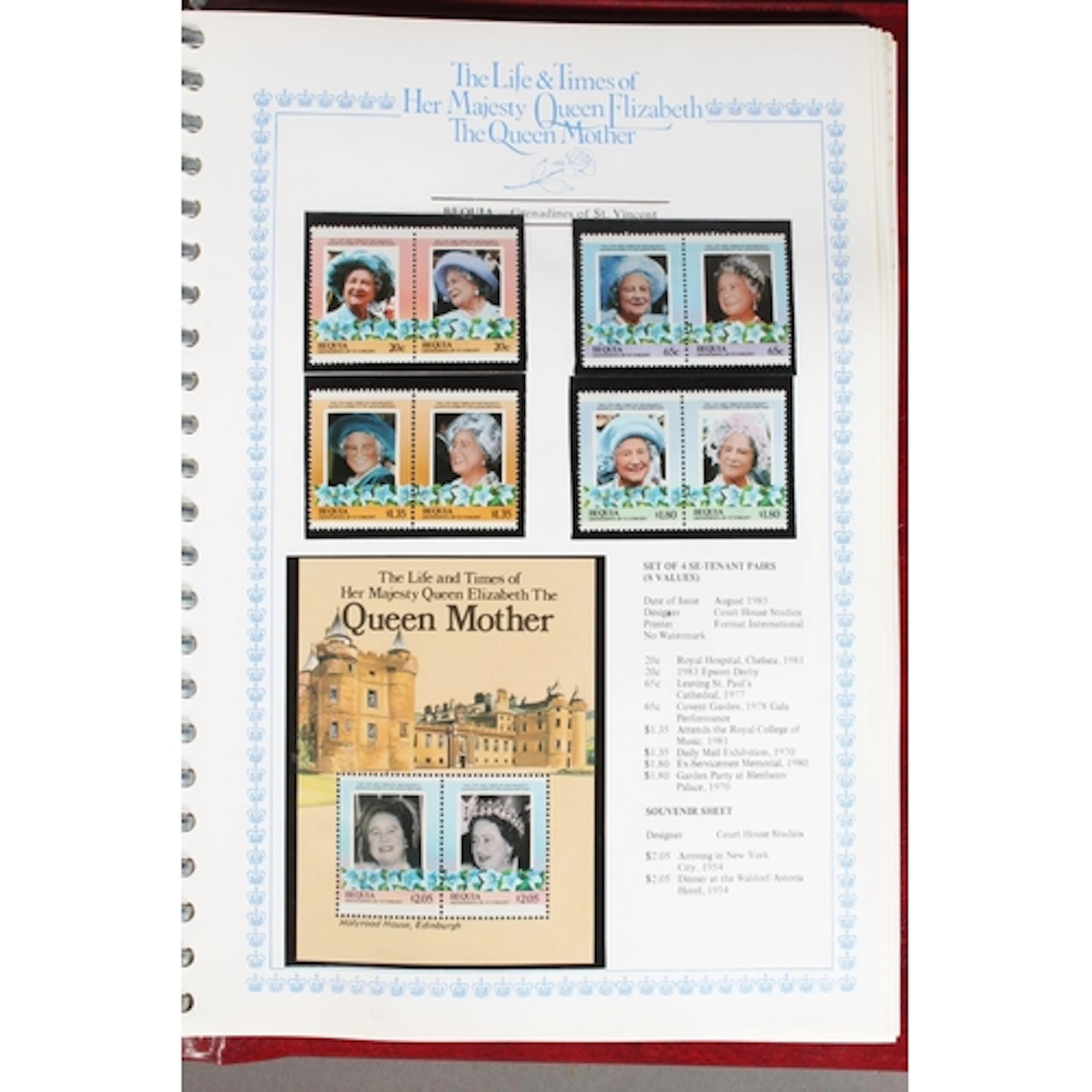 COMMONWEALTH Stanley Gibbons 'Royal Events' stamp collection...