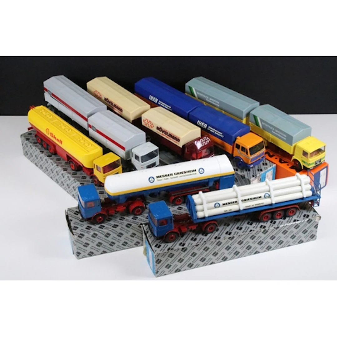Seven boxed 1/50 Conrad diecast haulage models to include 31...