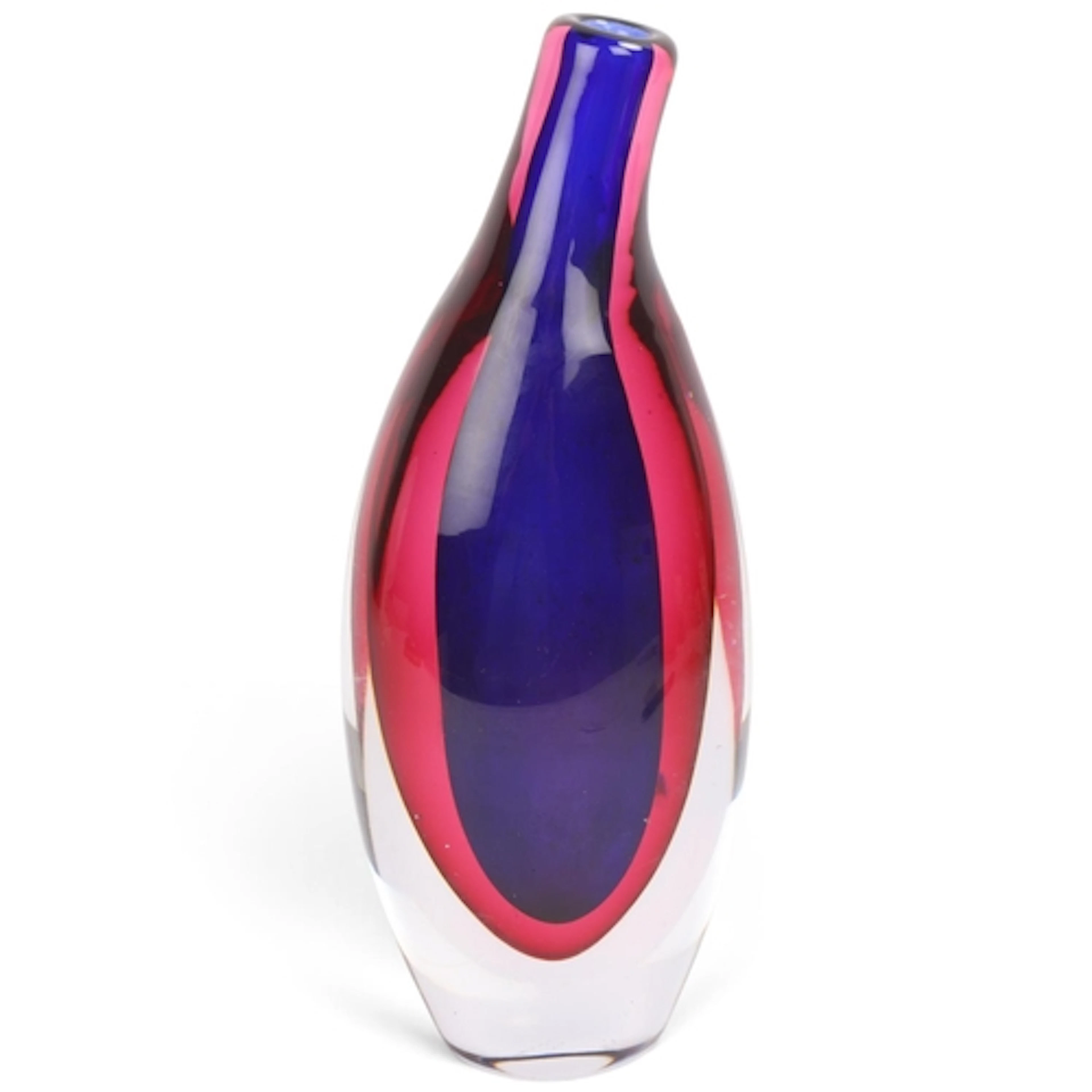 ERNEST GORDON for Kosta, a bottle vase with sloping neck in ...