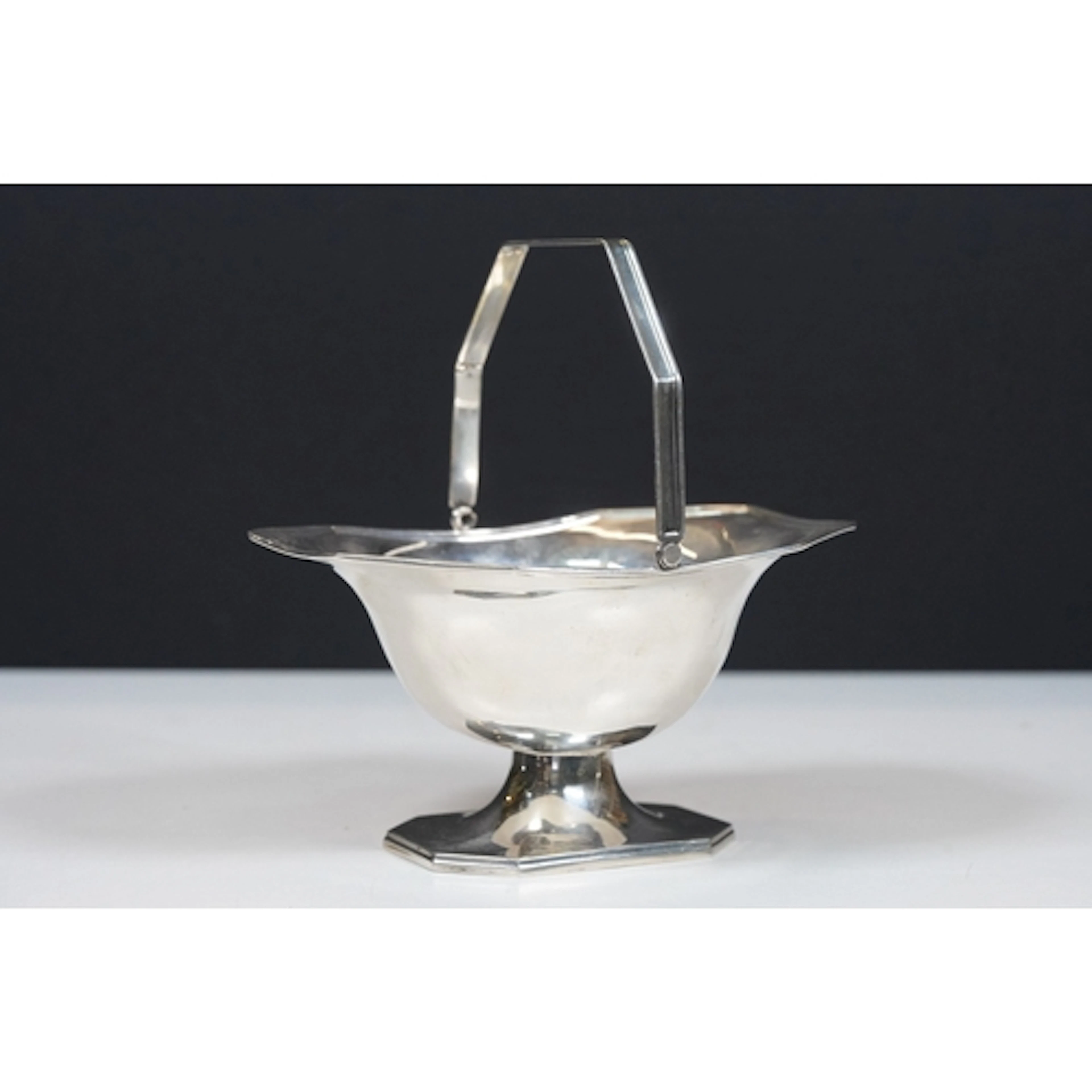 Early 20th Century American sterling silver bon bon dish wit...