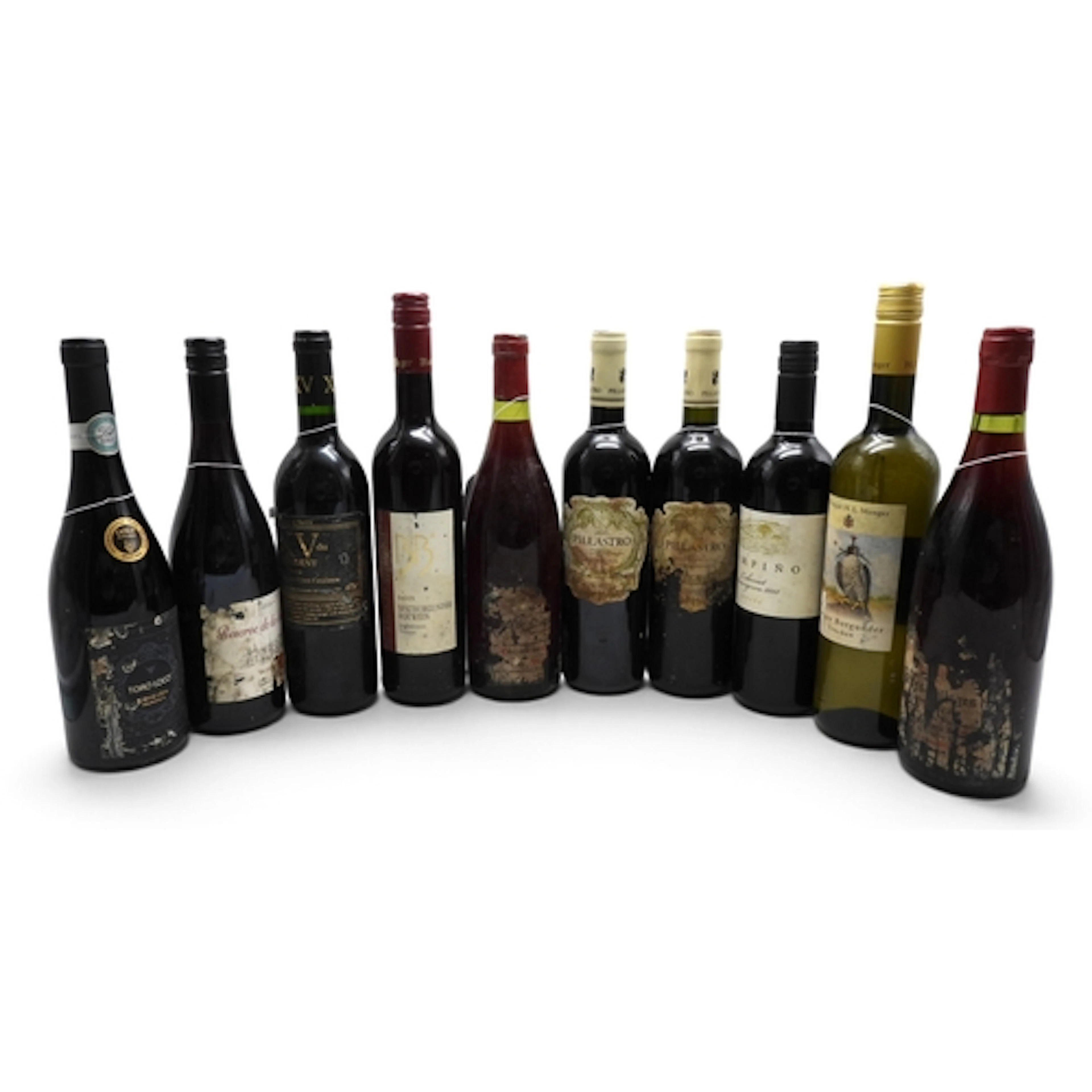 OLD WORLD WINES - 10 Bottles to include 2005 LE XV DU P...