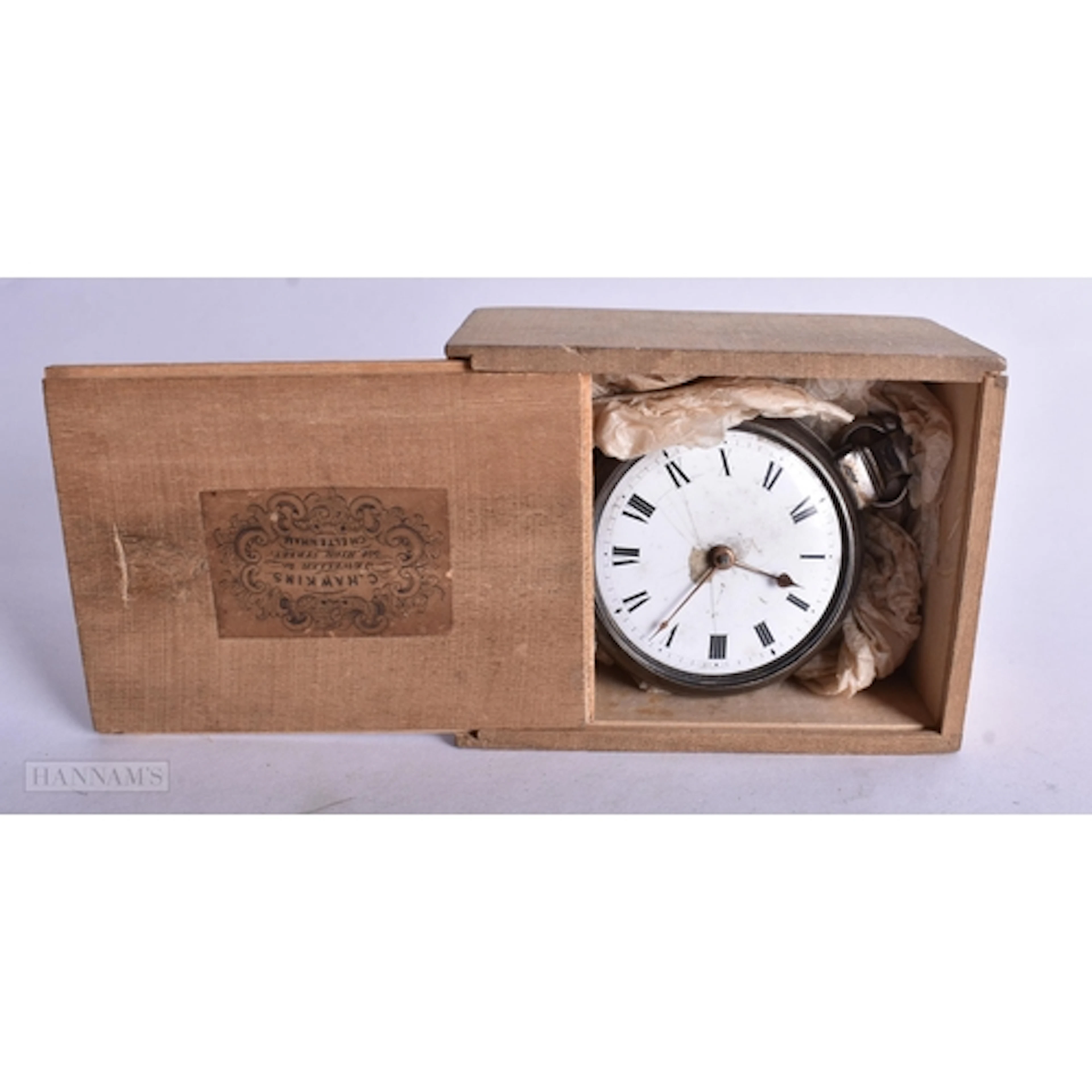 A George III JAMES FENTON OF TAMWORTH POCKET WATCH. Not runn...