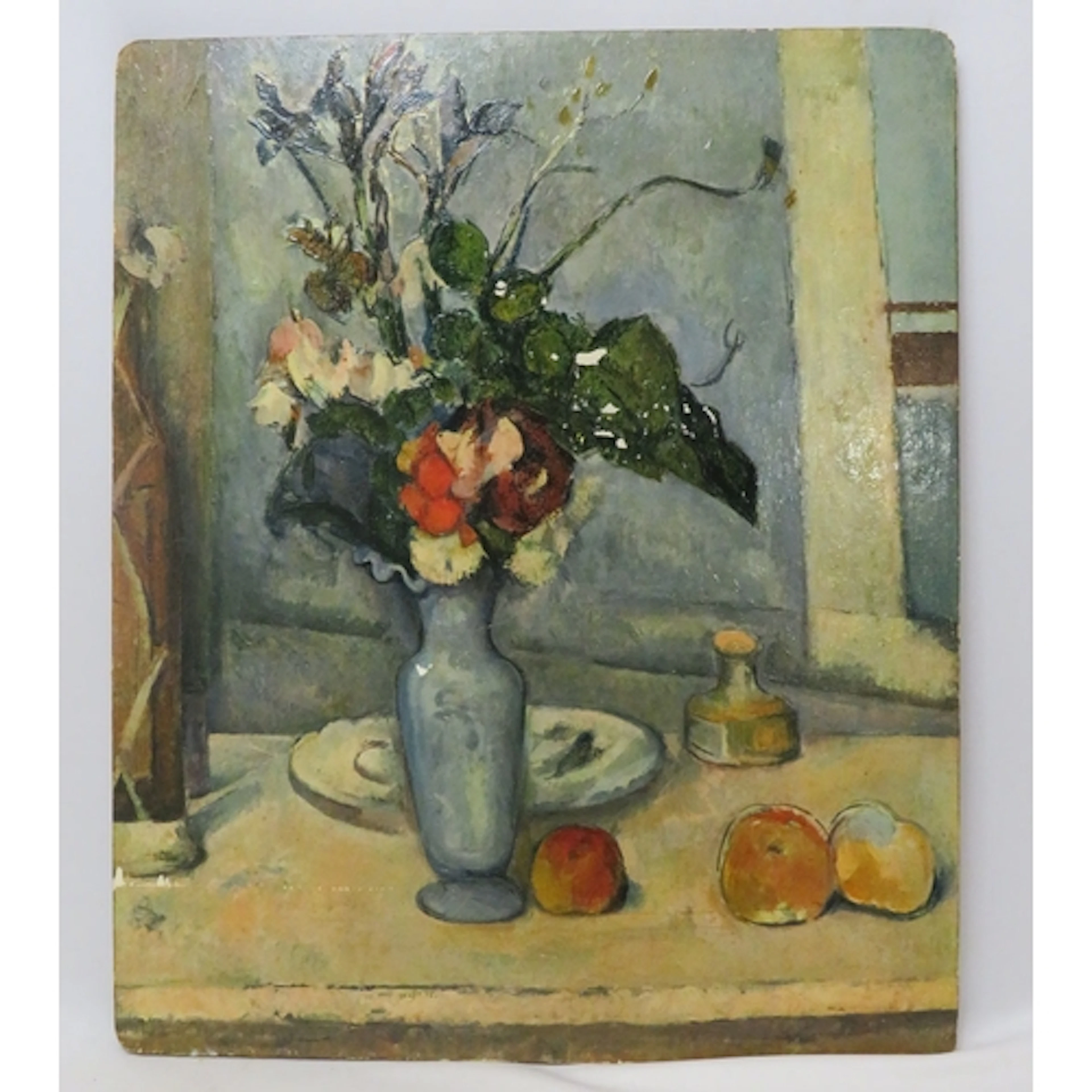Varnished Print on Board The Blue Vase by Paul Cezanne appro...