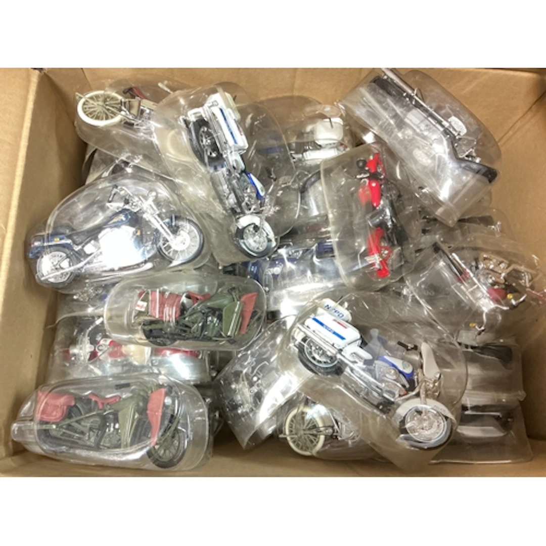 A Box Containing Maisto Motor Bikes. Approximately 45 Bikes....
