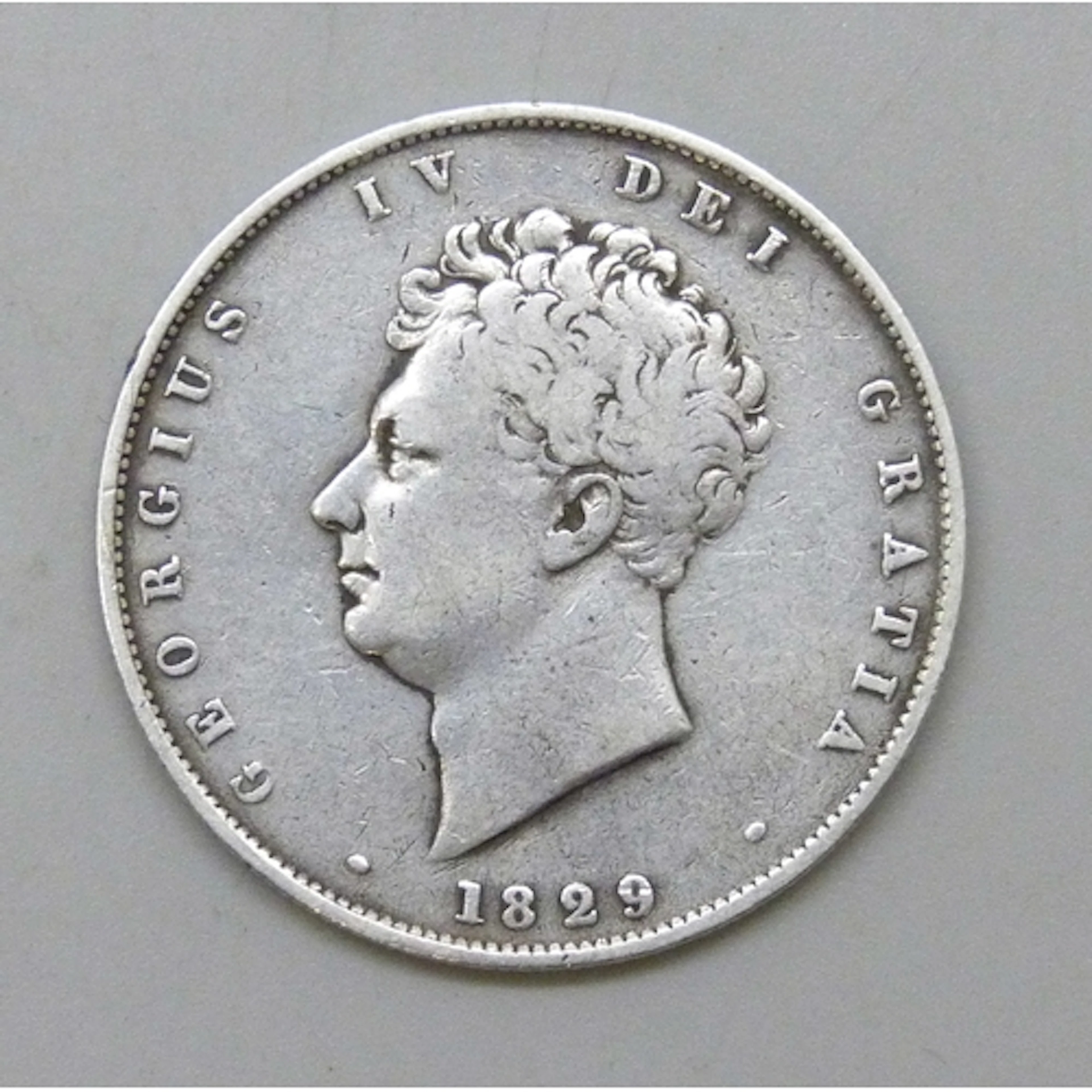 Coins - a George IV 1829 silver half crown, low mintage