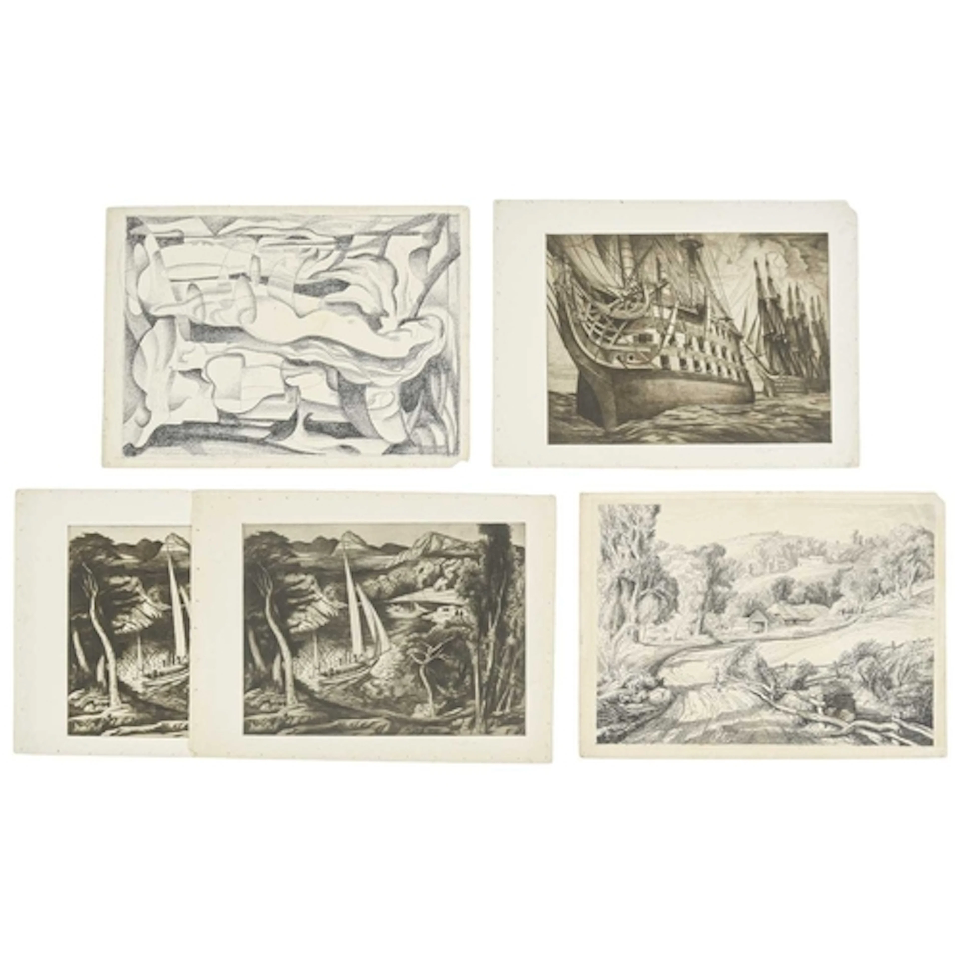 § Edward Bouverie HOYTON (1900-1988) A collection of five lo...