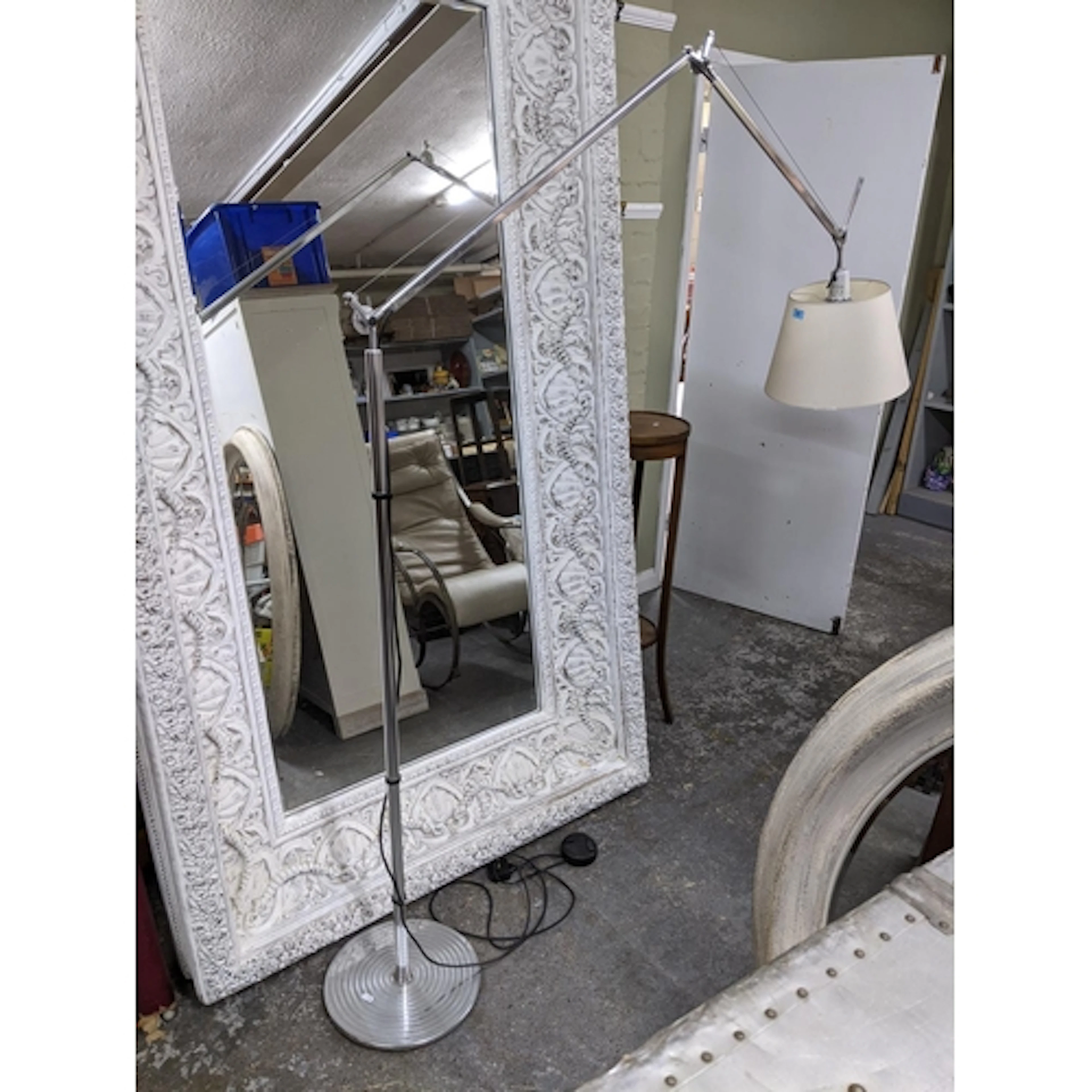 A Tolomeo floor standing lamp, designed by Michele De Lucchi...