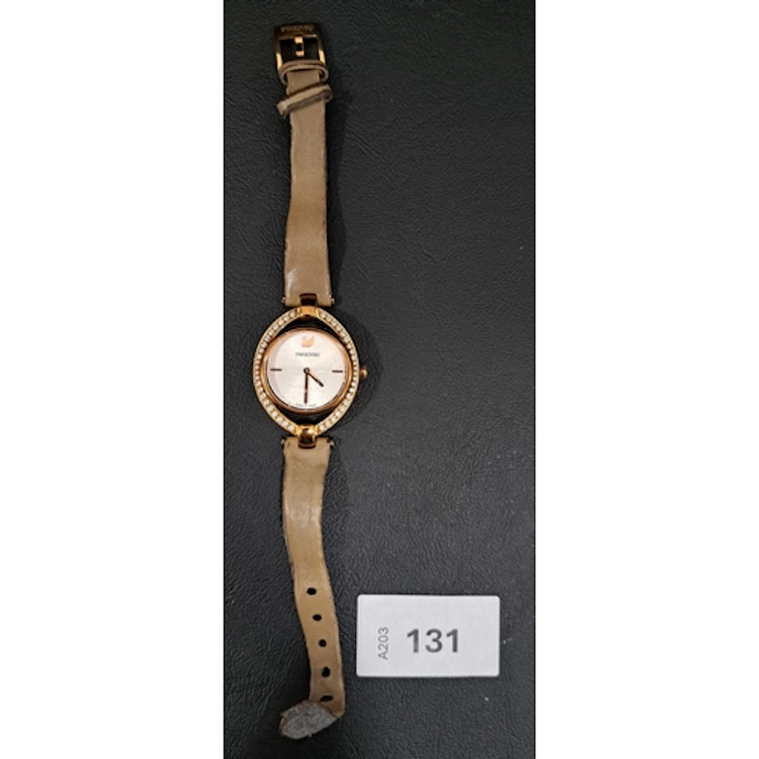 SWAROVSKI STELLA WRISTWATCH the rose gold tone body with ov...