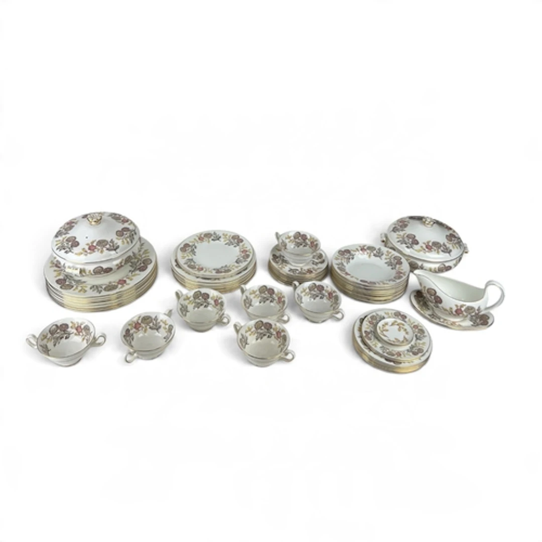 A WEDGWOOD LICHFIELD PART DINNER SERVICE