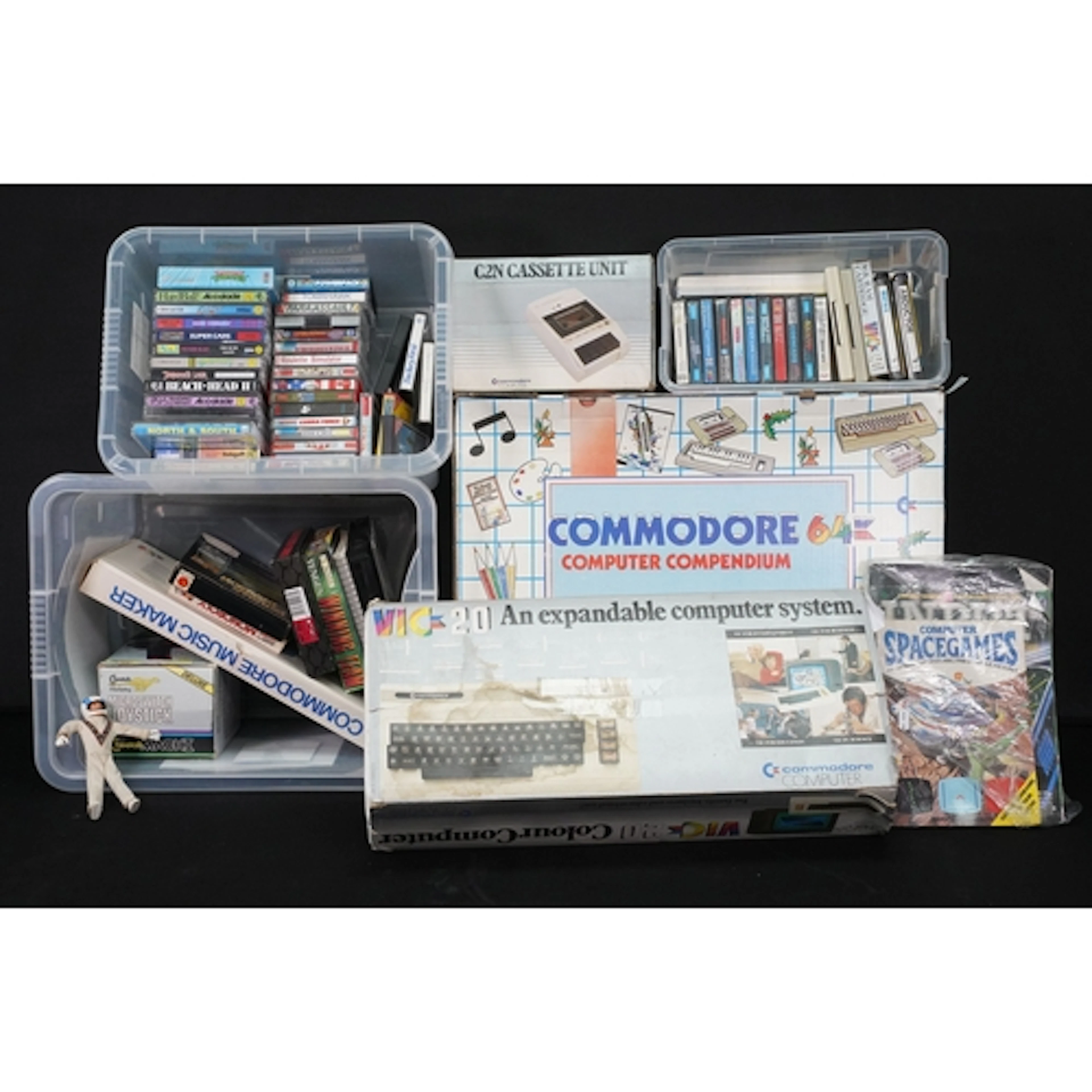 Retro Gaming - Large collection of Commodore retro gaming to...