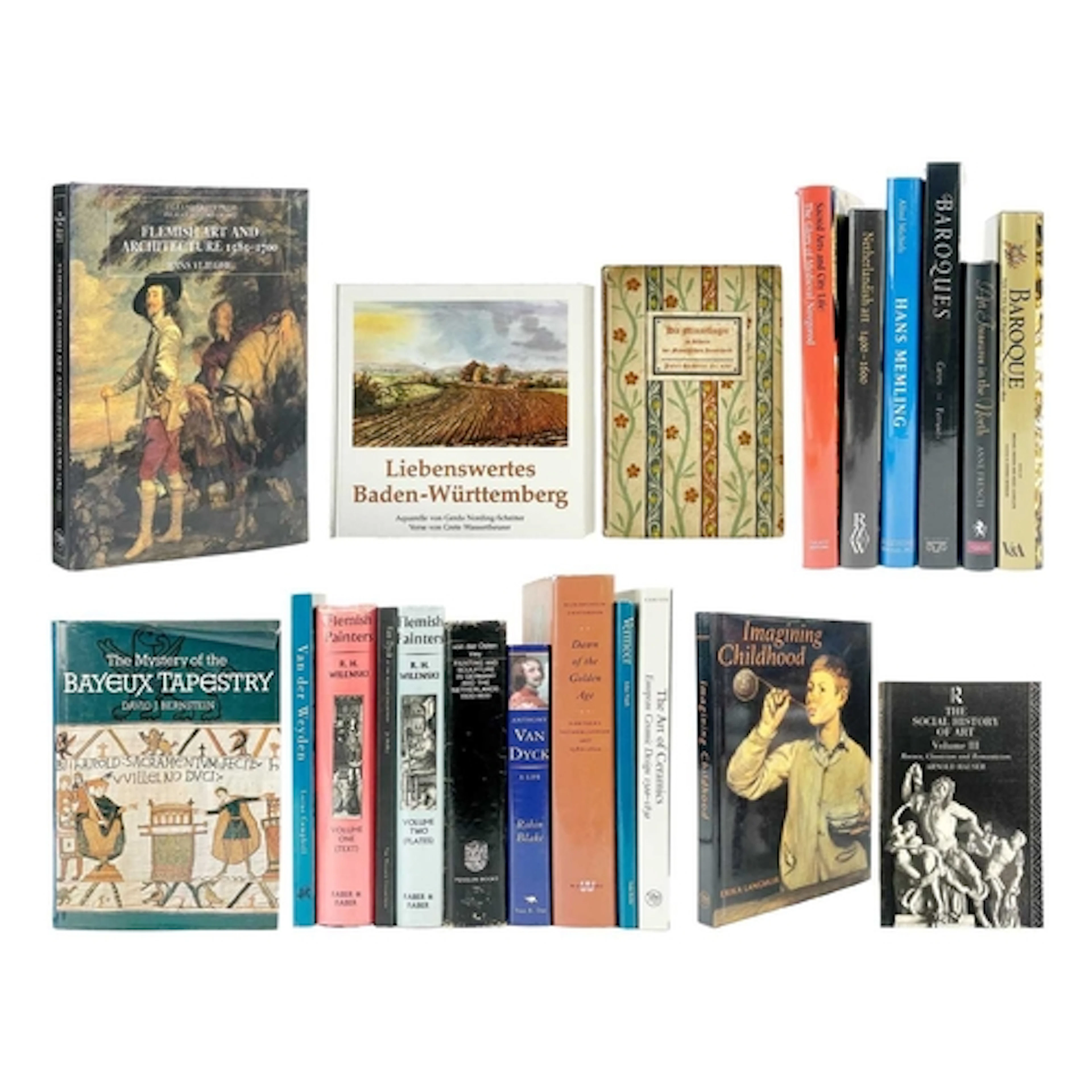 (European Art) Twenty-one works Includes both volumes of R. ...
